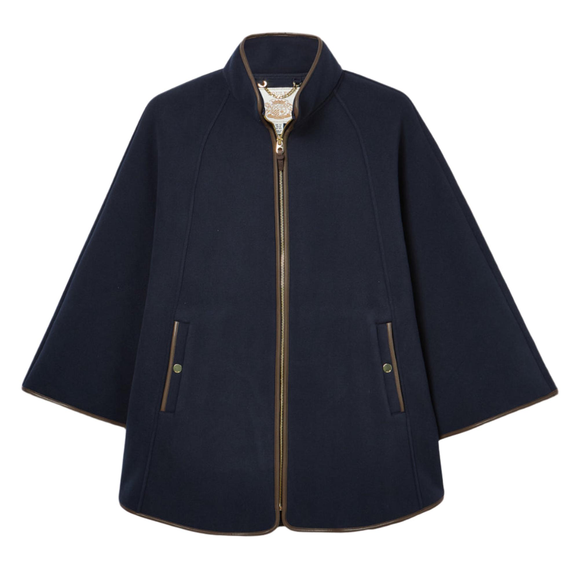 Product image 1 of 7 of Joules Women's Heritage Fleece Longline Cape - Navy