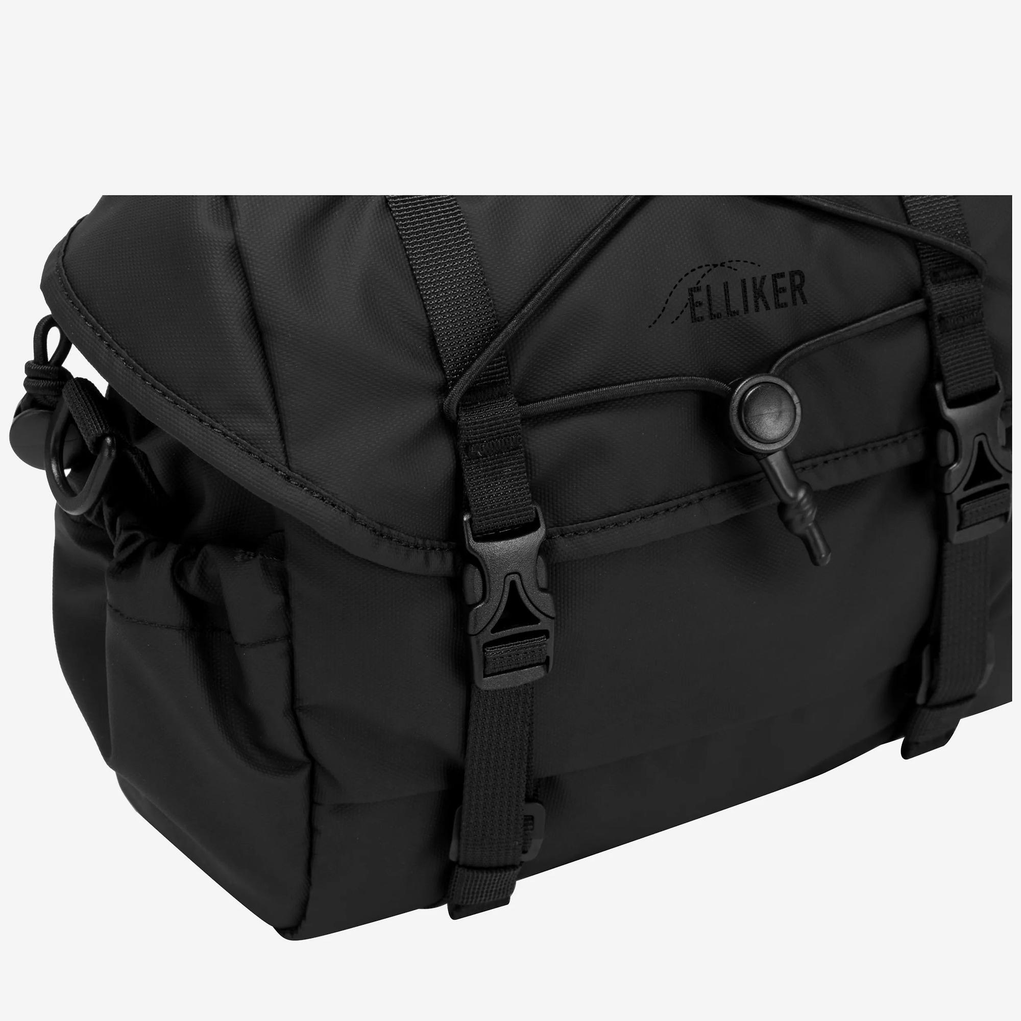 Product image 13 of 15 of Elliker Oaken Bike Handlebar Cross-Body Bag - Black