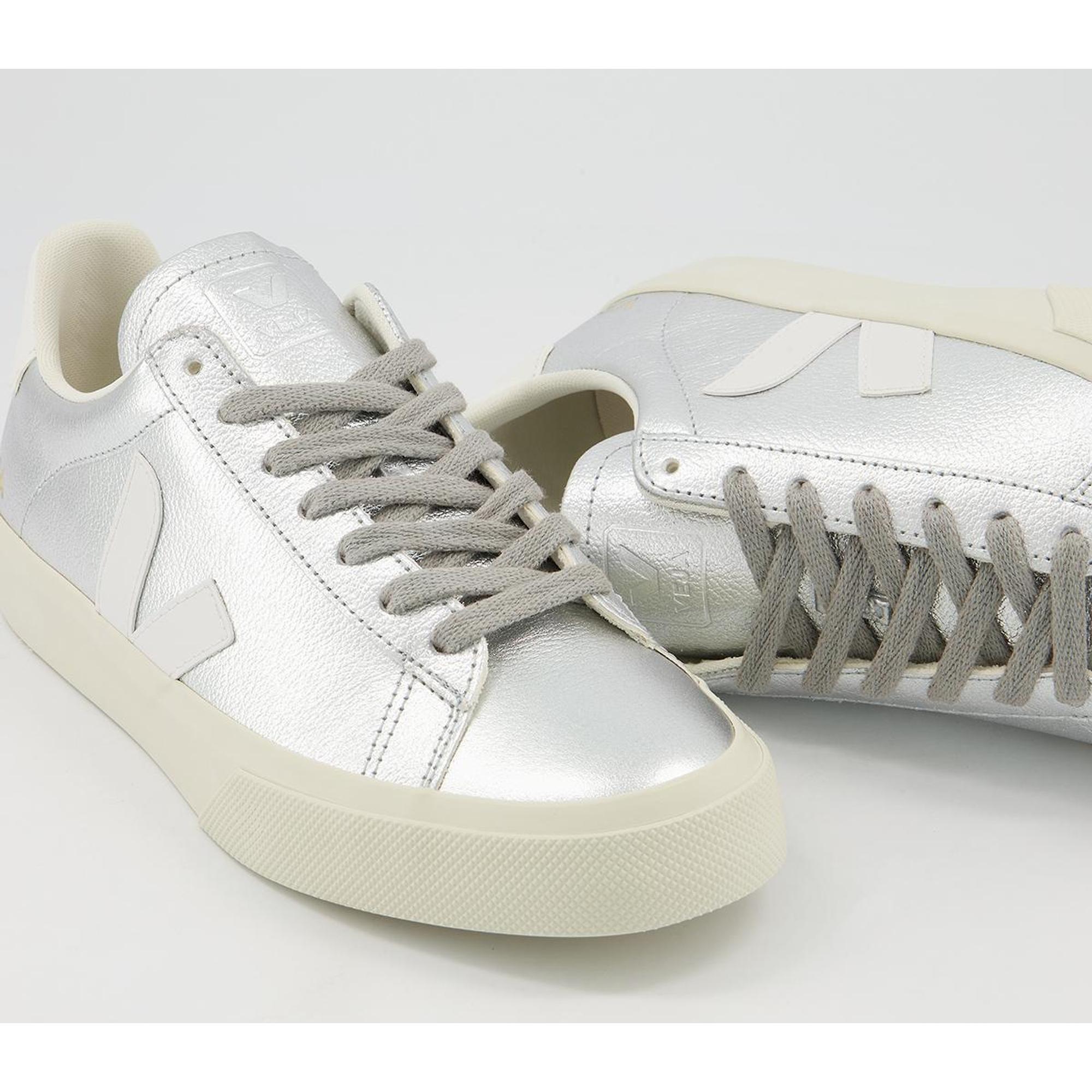 Product image 5 of 8 of VEJA Women's Campo Leather Sneaker - Silver White
