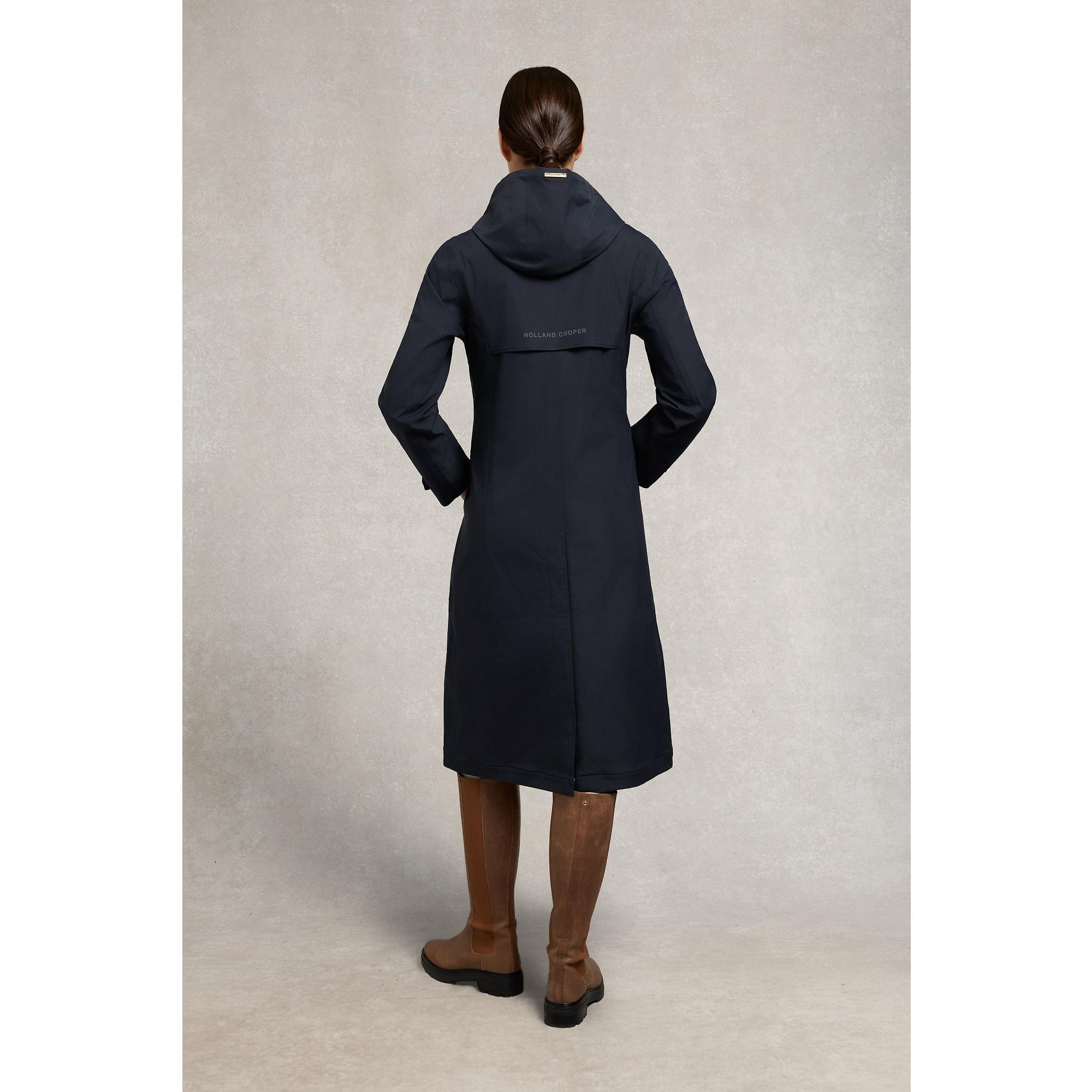 Product image 5 of 11 of Holland Cooper Women's Folgate Rain Coat - Ink Navy