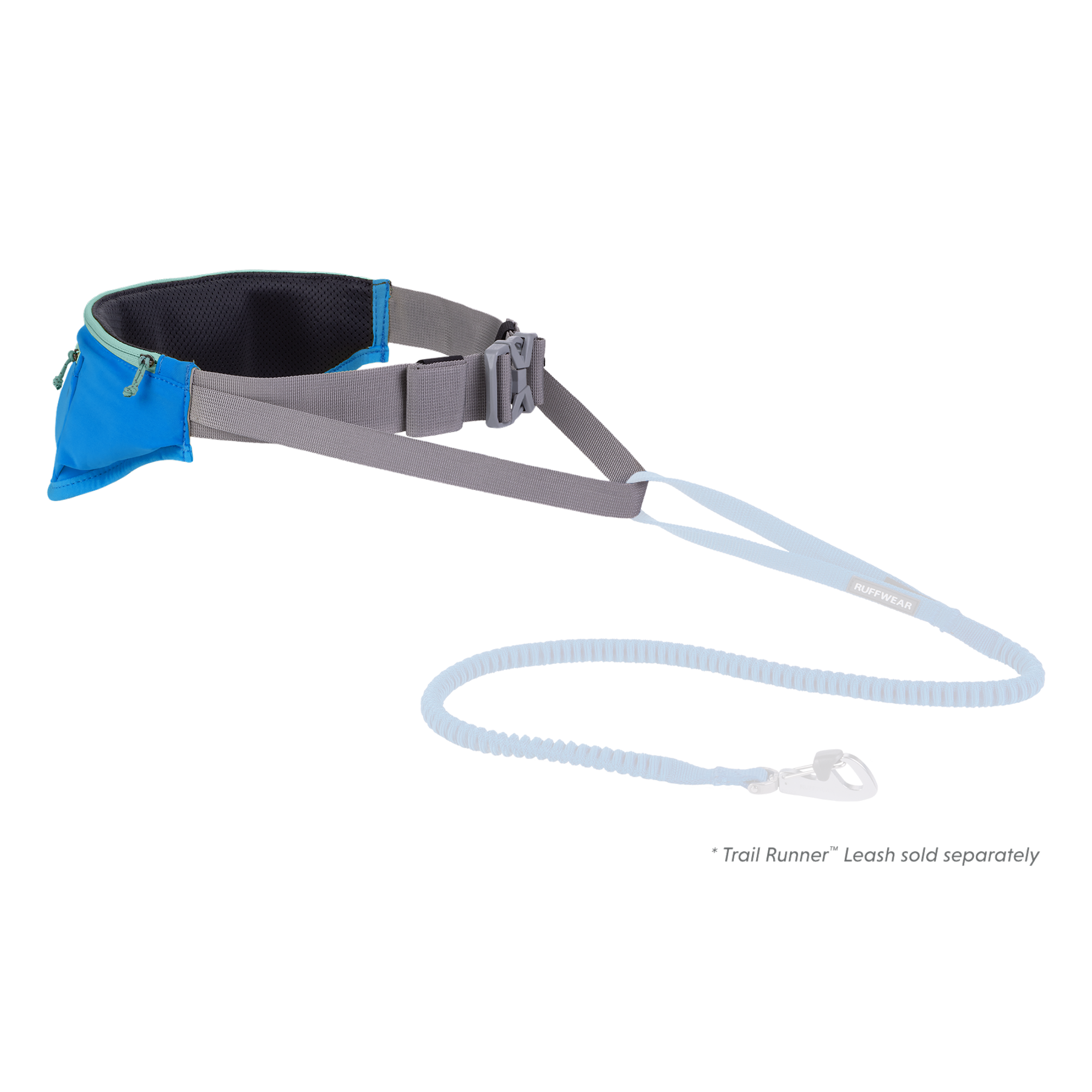 Product image 7 of 14 of RUFFWEAR Trail Runner Running Belt (Small/Medium) Blue Pool