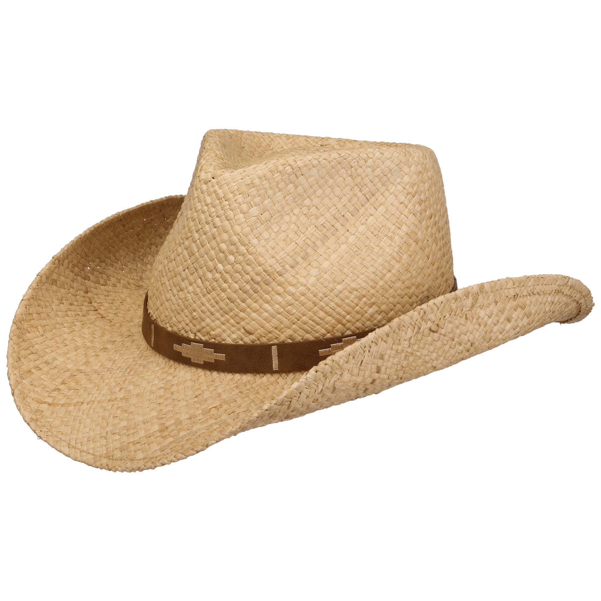 Product image 1 of 1 of Stetson Raffia Western Hat - Natural