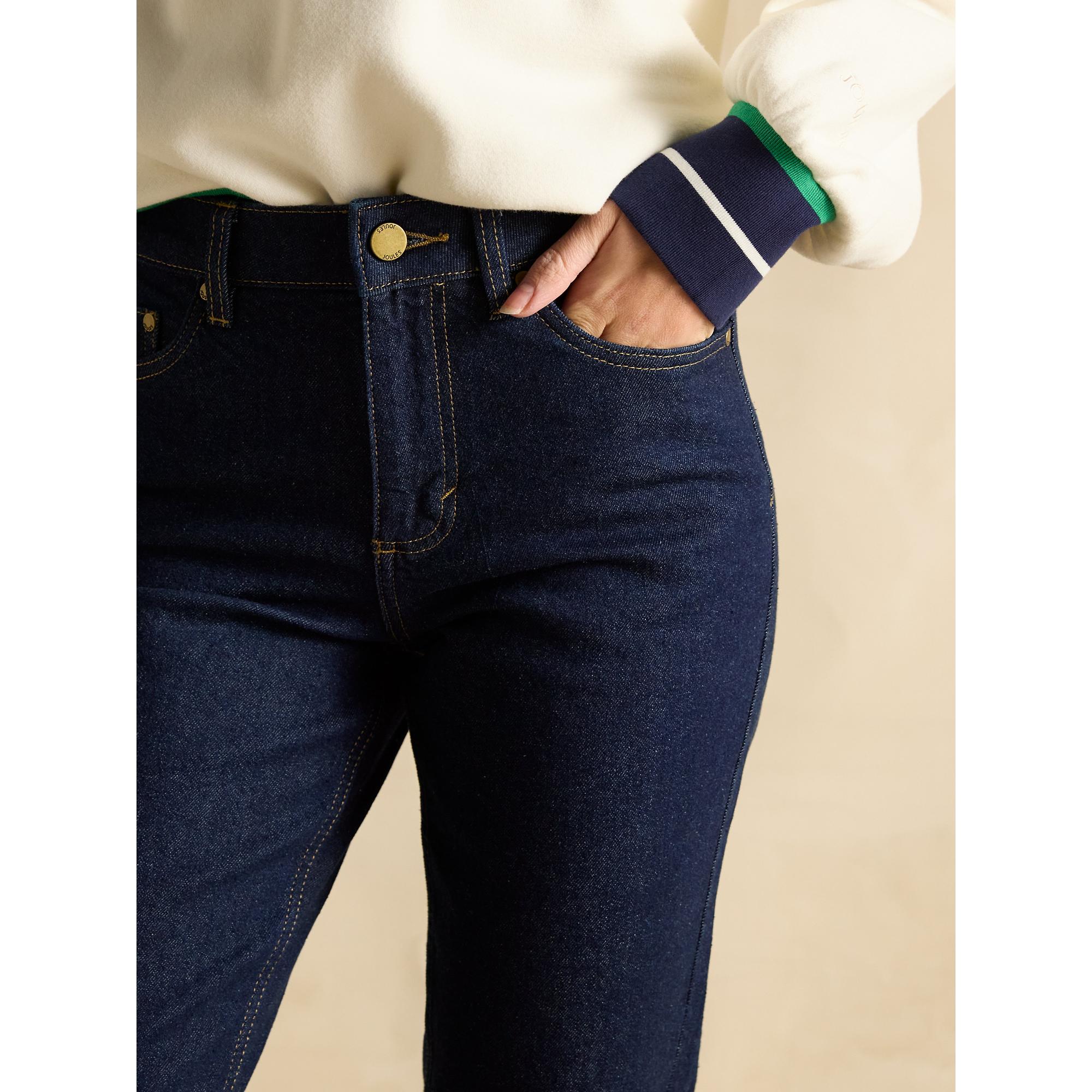 Product image 6 of 9 of Joules Women's Slim Straight Mid Rise Jeans - Rinse Wash
