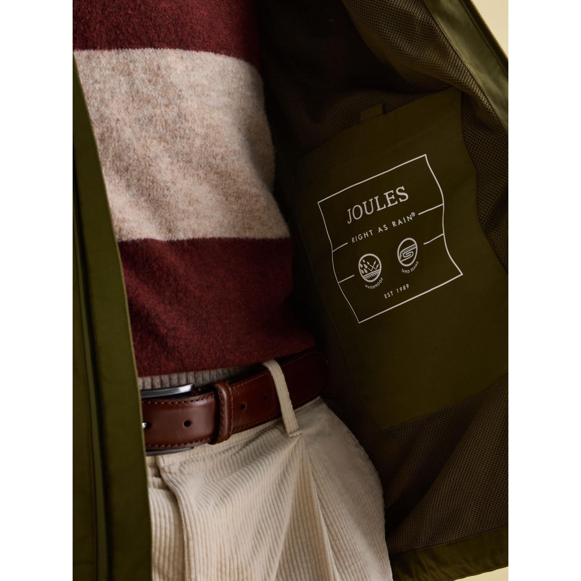 Product image 9 of 14 of Joules Men's Ayston Lightweight Waterproof Coat - Green