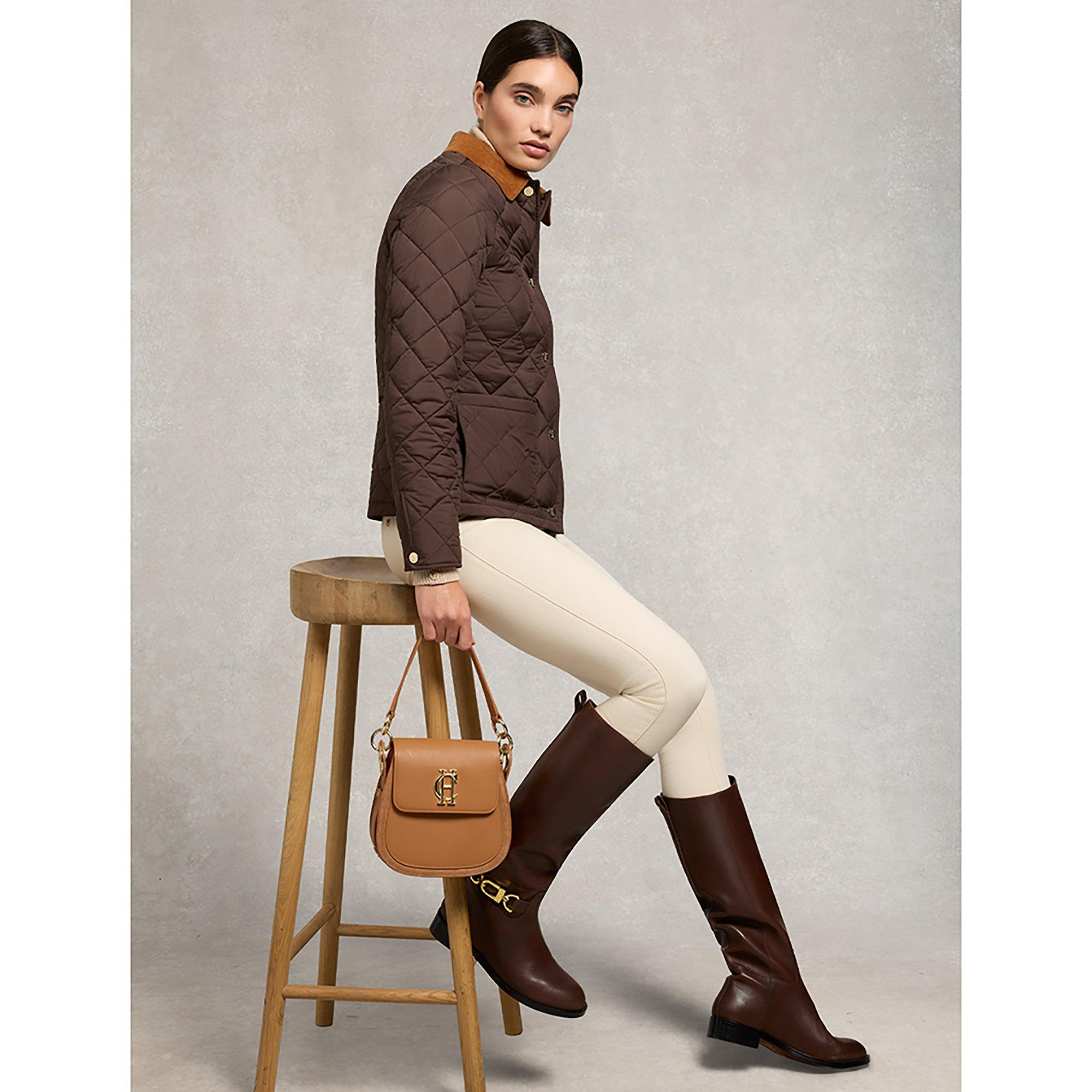 Product image 6 of 9 of Holland Cooper Women's Hastings Quilted Jacket - Chocolate