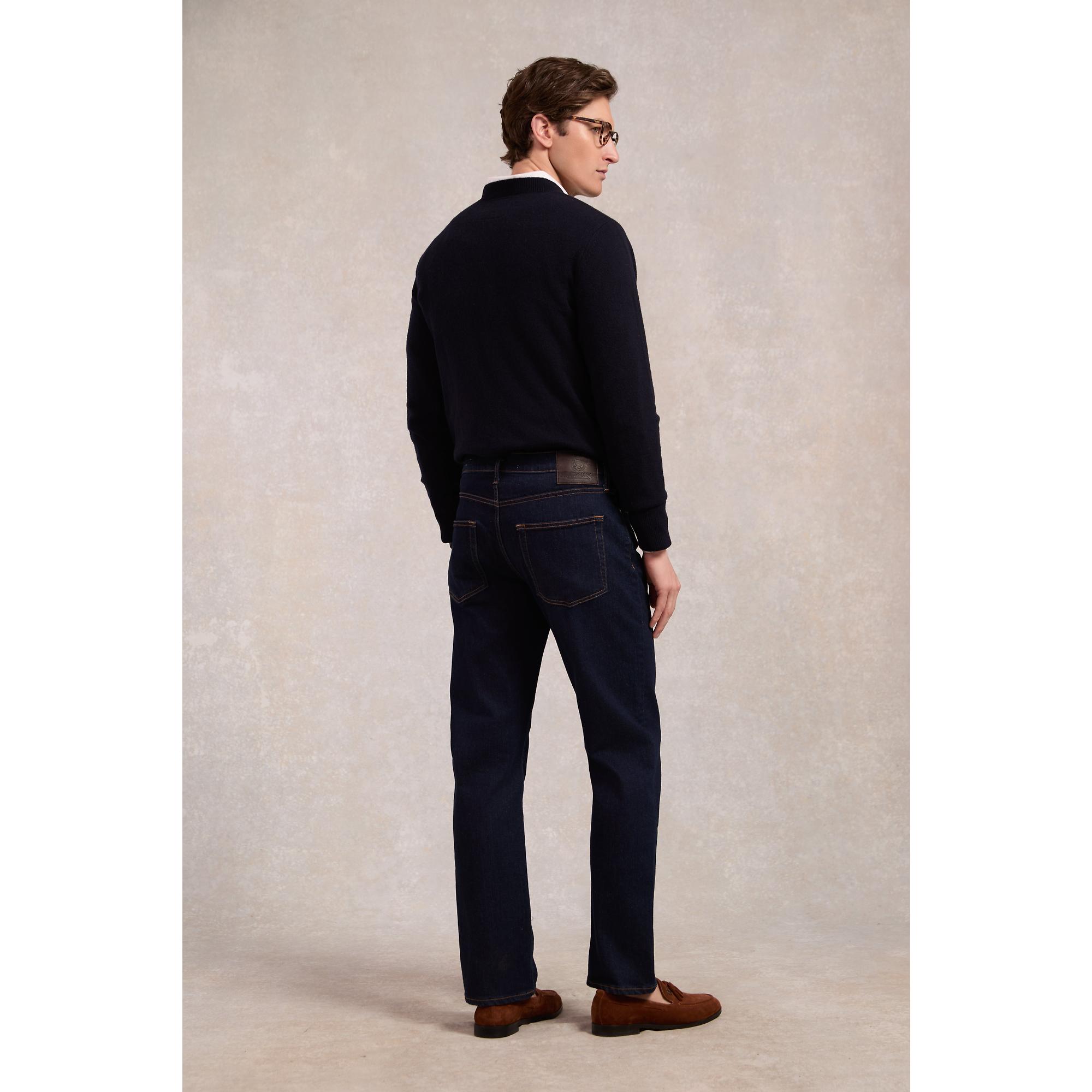 Product image 5 of 8 of Holland Cooper Men's Classic Straight Jeans - Dark Indigo