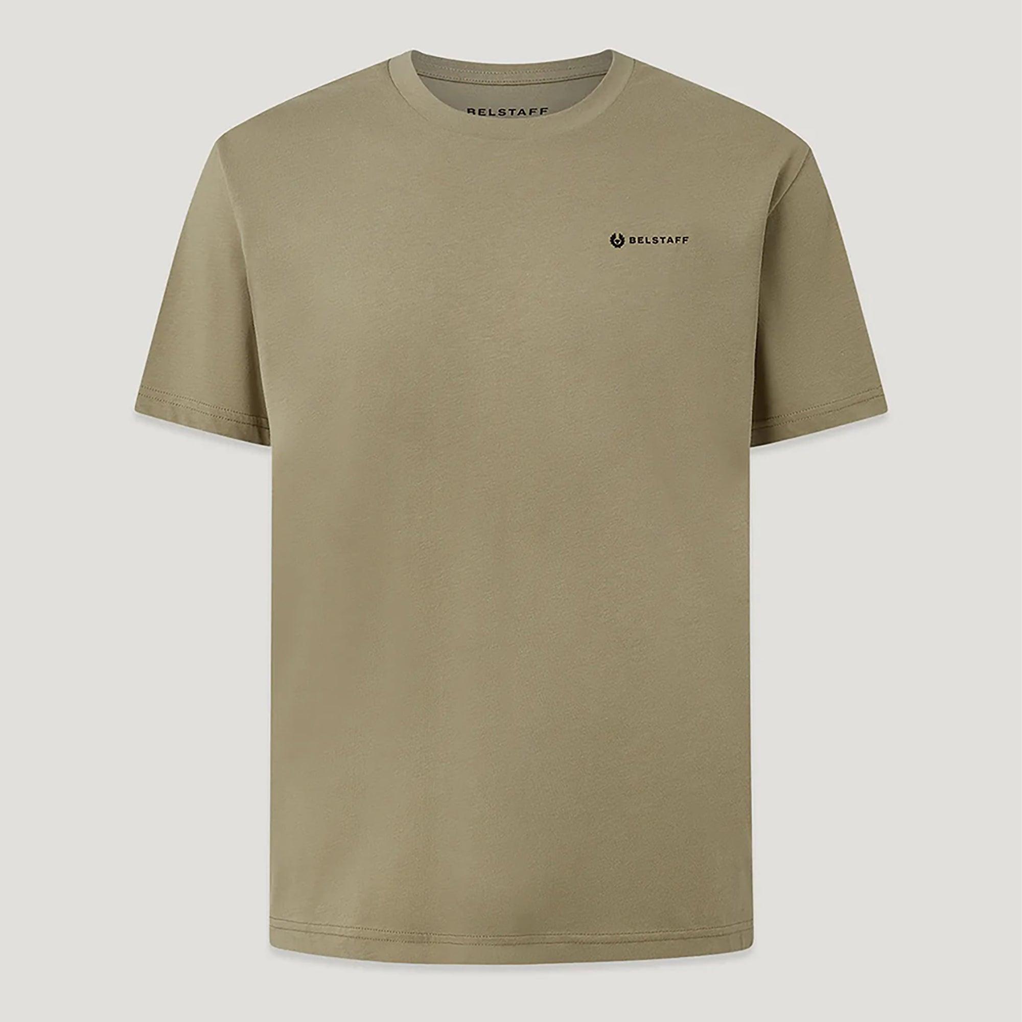 Product image 3 of 4 of Belstaff Men's 3 Pack T-Shirt - White/Fatigue Green/Old Silver Heather