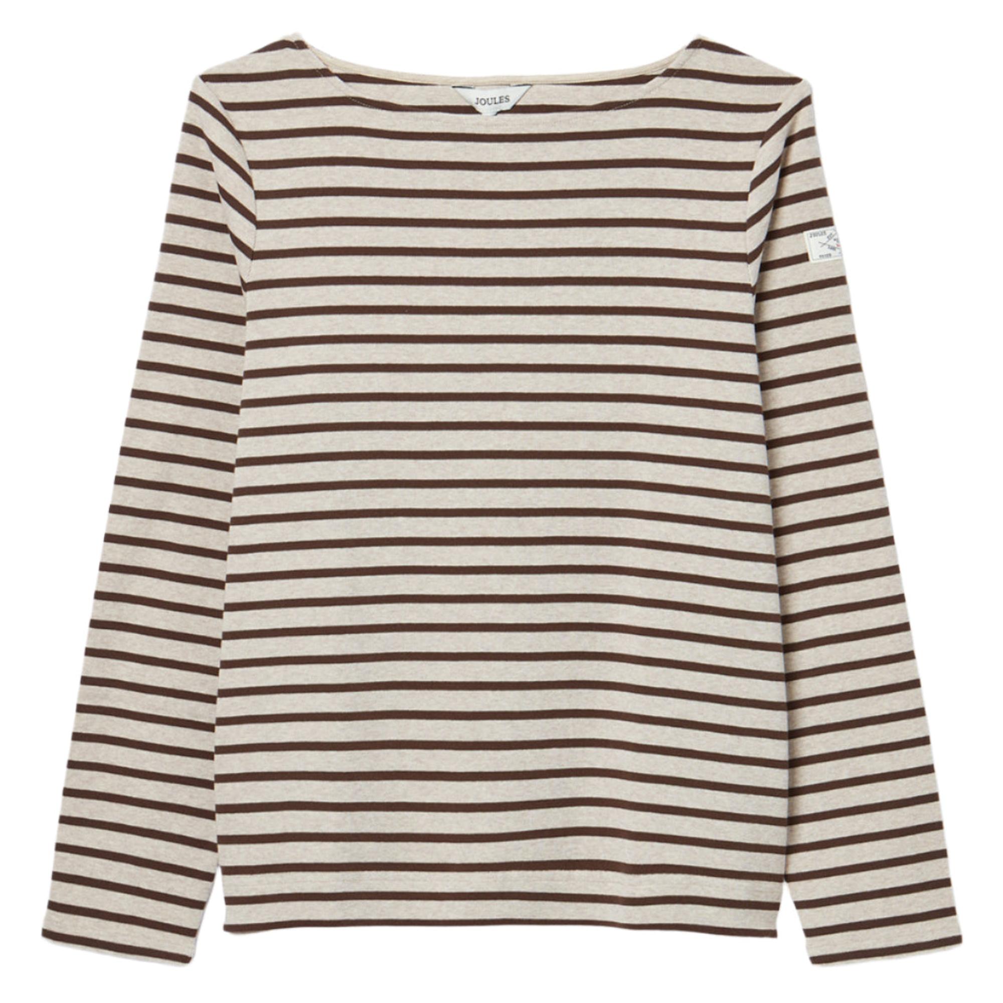 Product image 1 of 4 of Joules Women's Harbour Long Sleeve Top - Neutral Stripe