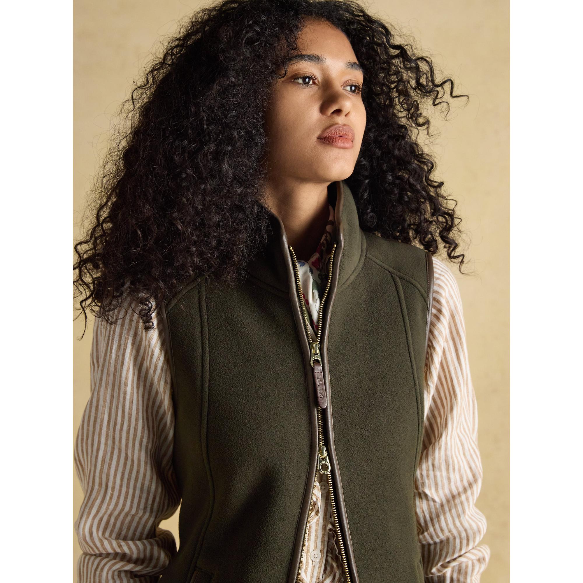 Product image 19 of 20 of Joules Women's Heritage Fleece Gilet - Khaki