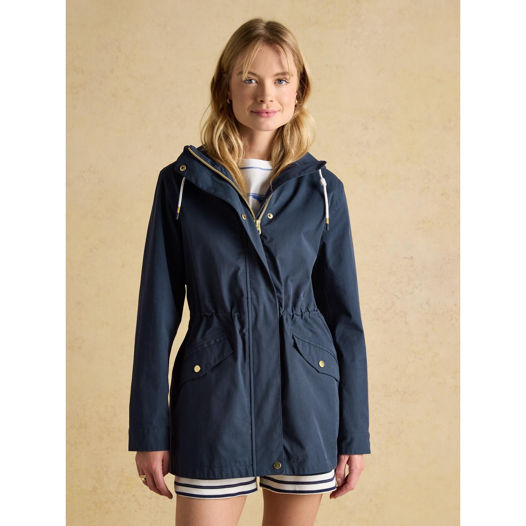 Product image 2 of 15 of Joules Women's Portwell Waterproof Raincoat - Navy Blue