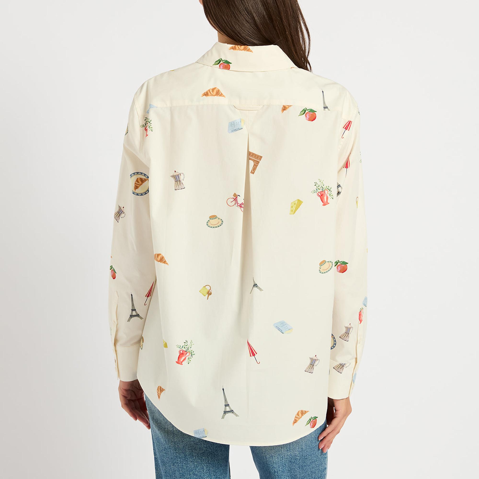 Product image 5 of 5 of Joules Women's Amilla Paris Print Shirt - White