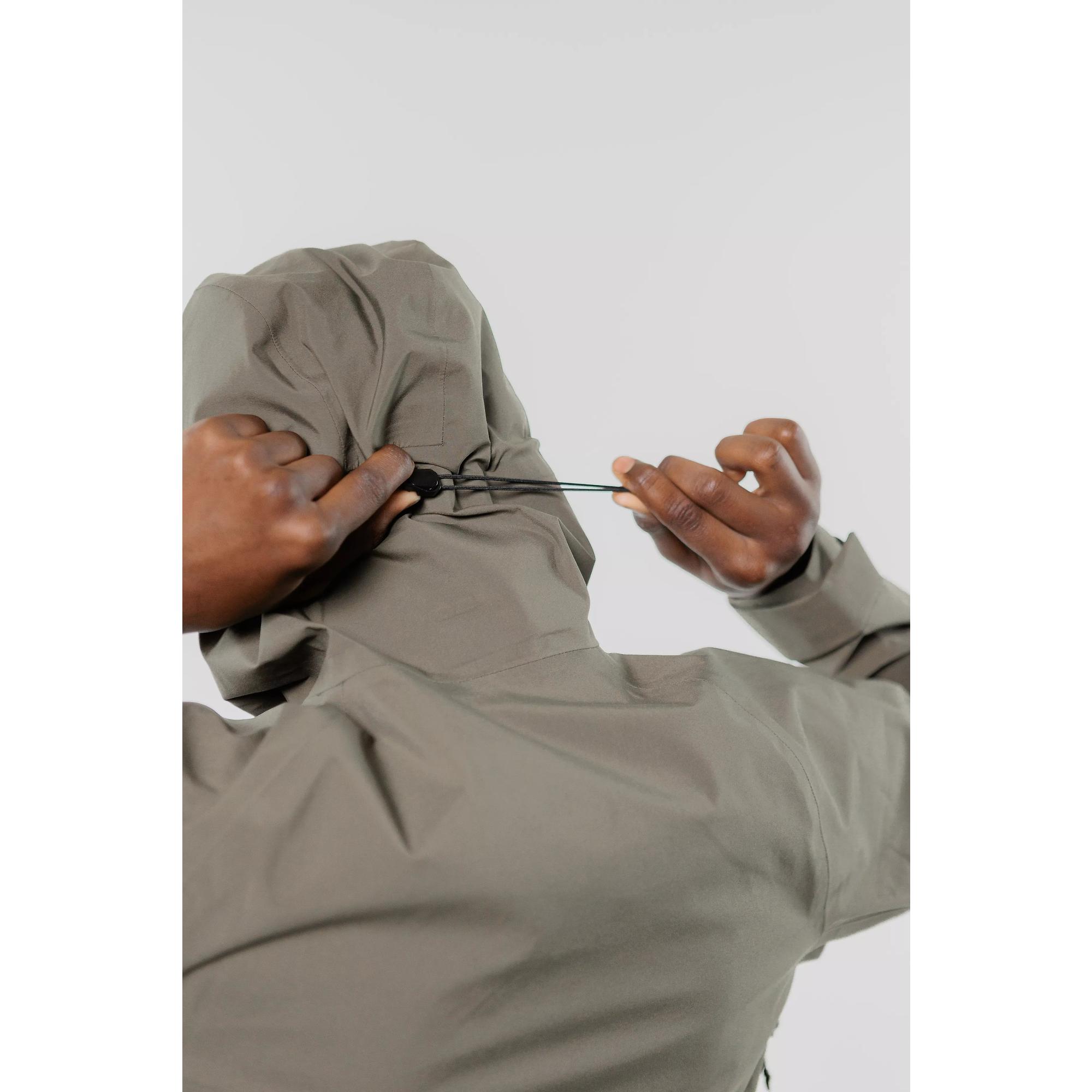 Product image 6 of 20 of Elliker Unisex Ayre 3L Waterproof Shell Jacket - Khaki