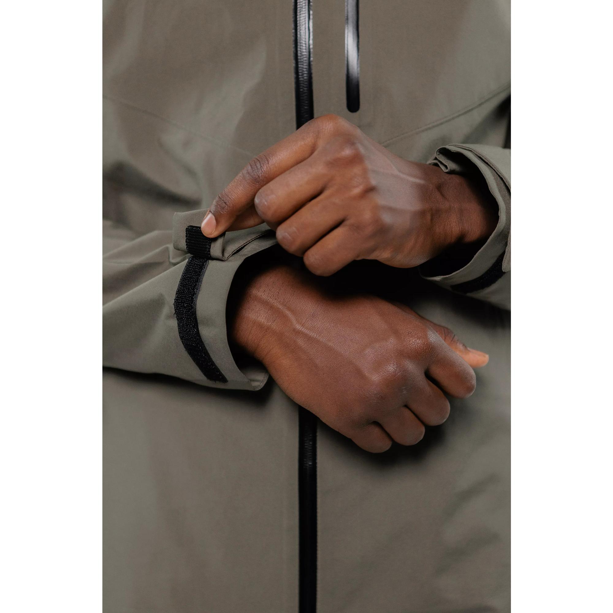 Product image 9 of 20 of Elliker Unisex Ayre 3L Waterproof Shell Jacket - Khaki