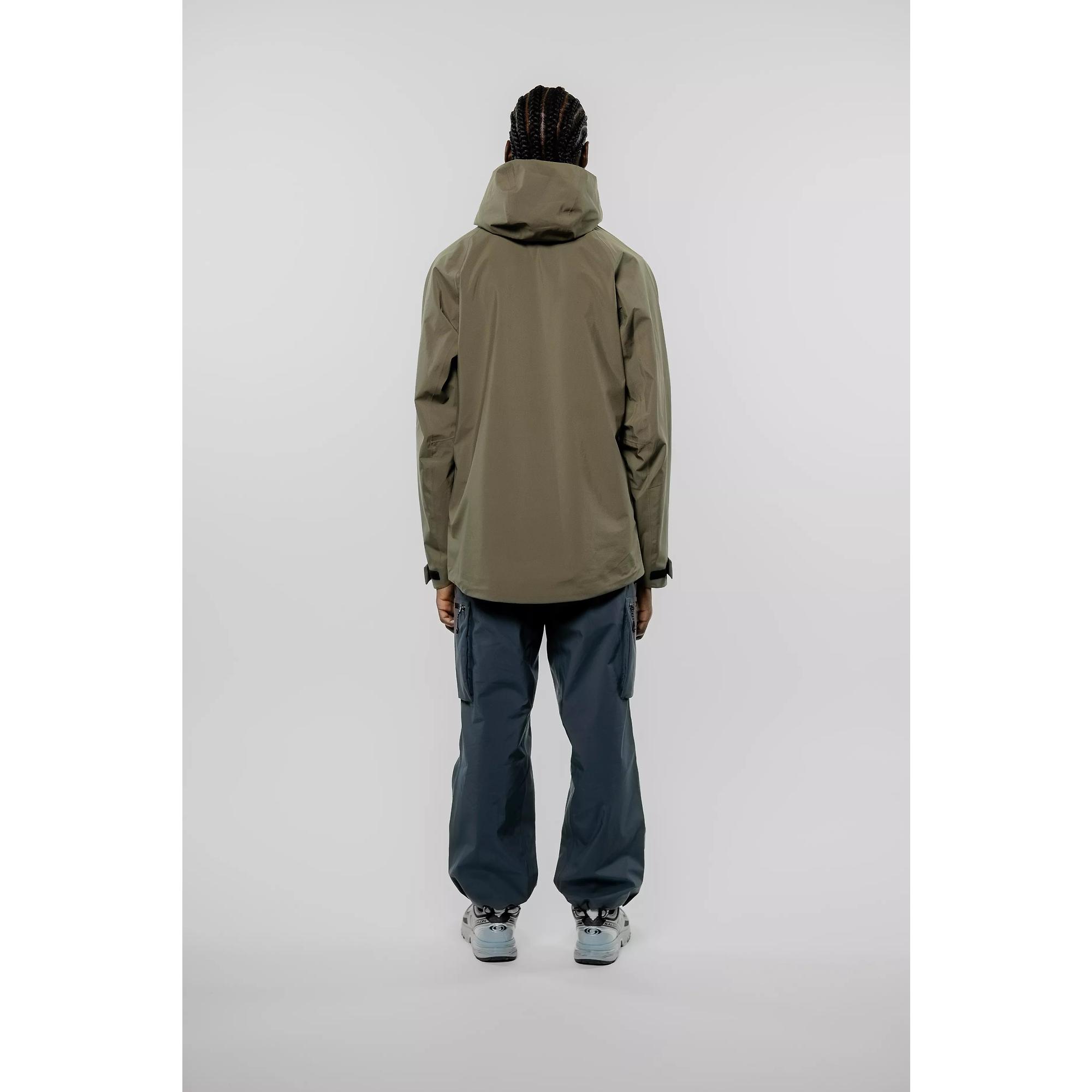 Product image 4 of 20 of Elliker Unisex Ayre 3L Waterproof Shell Jacket - Khaki