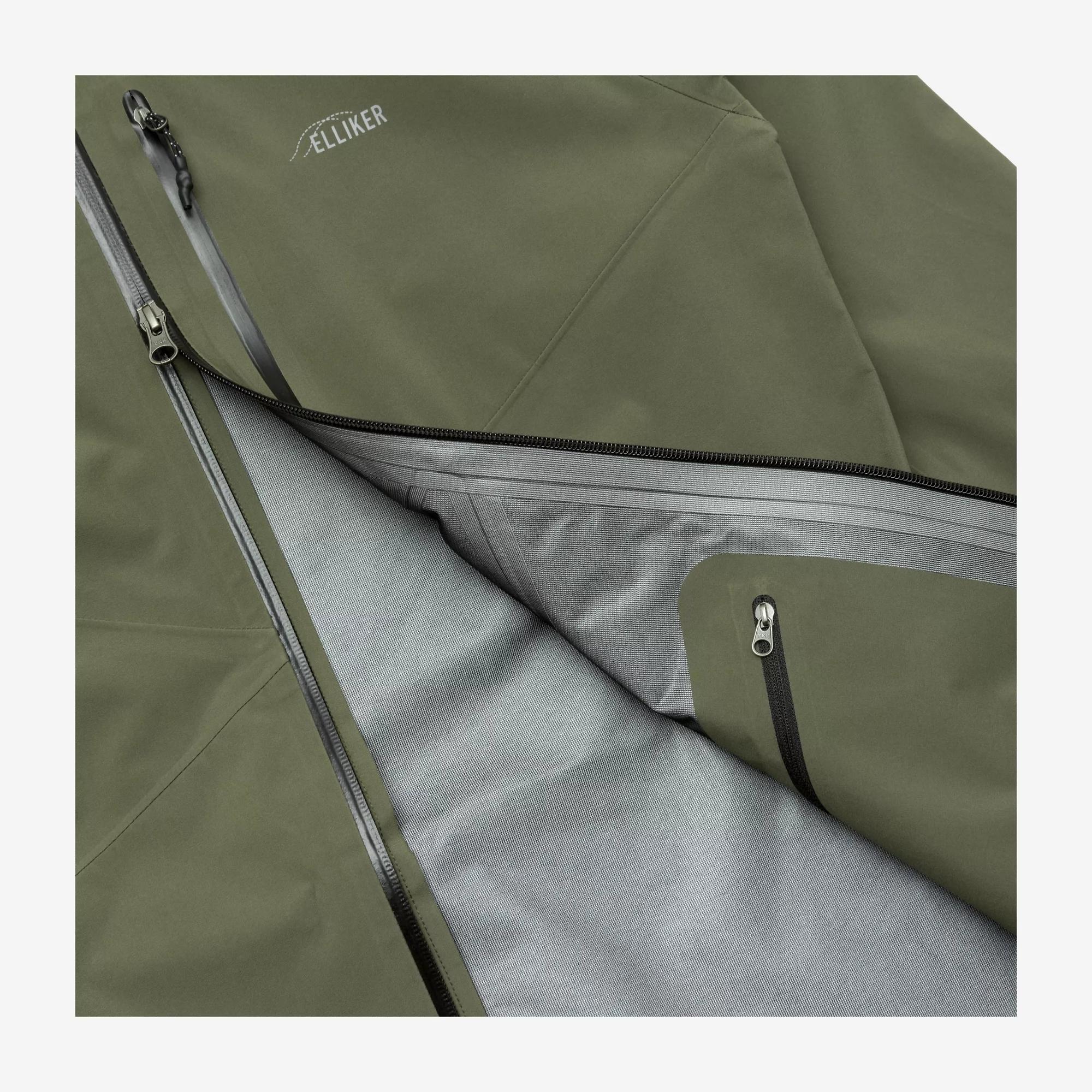 Product image 12 of 20 of Elliker Unisex Ayre 3L Waterproof Shell Jacket - Khaki