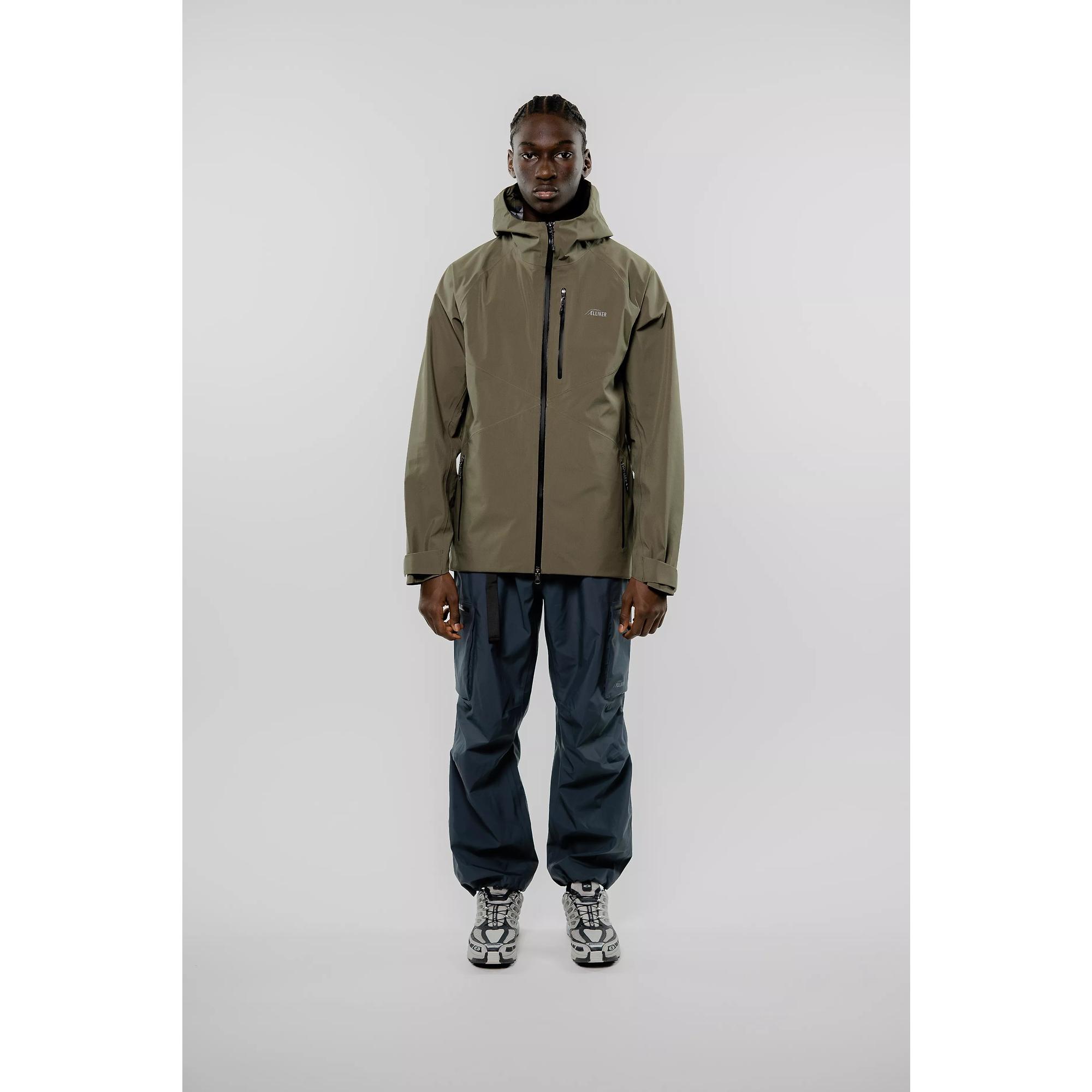 Product image 2 of 20 of Elliker Unisex Ayre 3L Waterproof Shell Jacket - Khaki