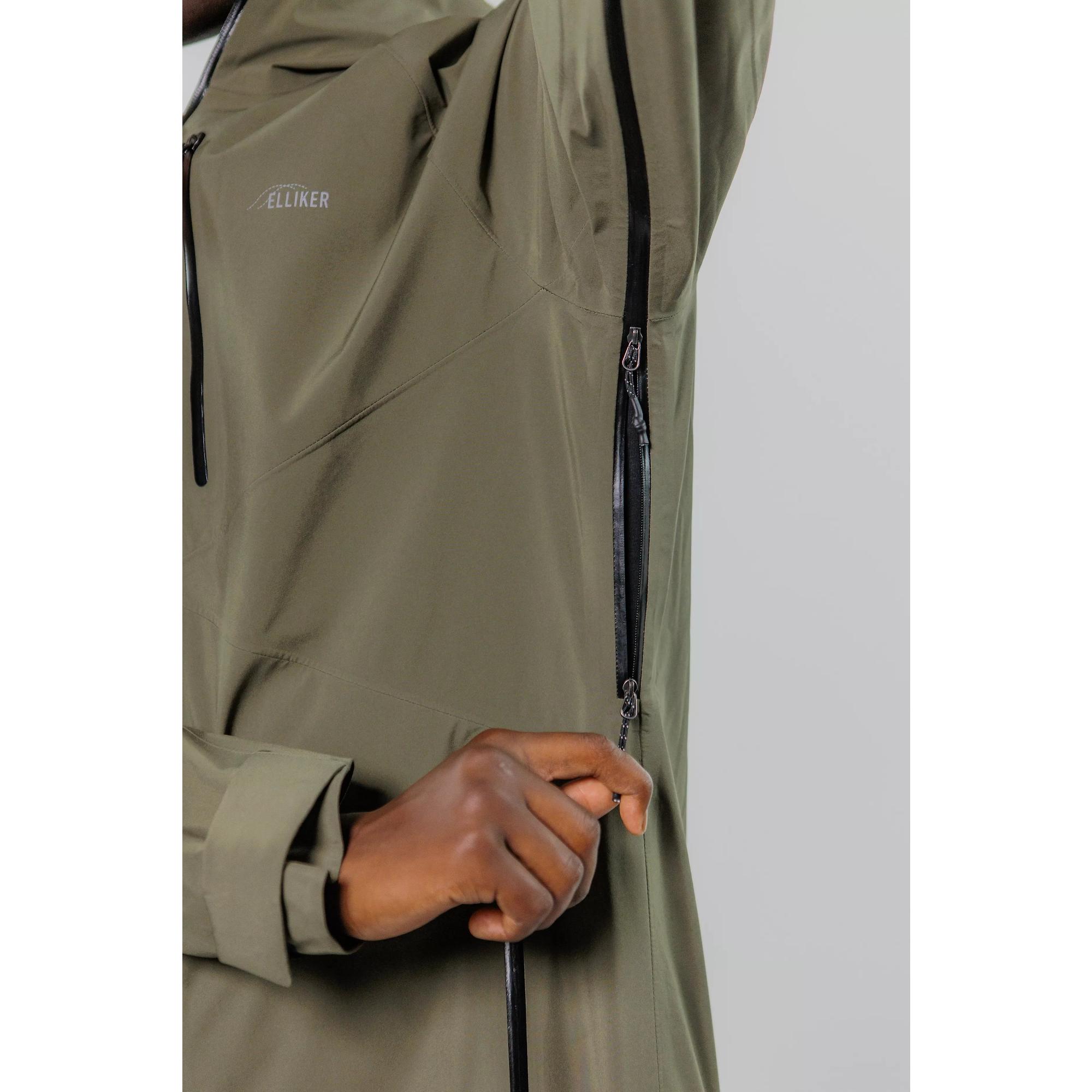 Product image 8 of 20 of Elliker Unisex Ayre 3L Waterproof Shell Jacket - Khaki