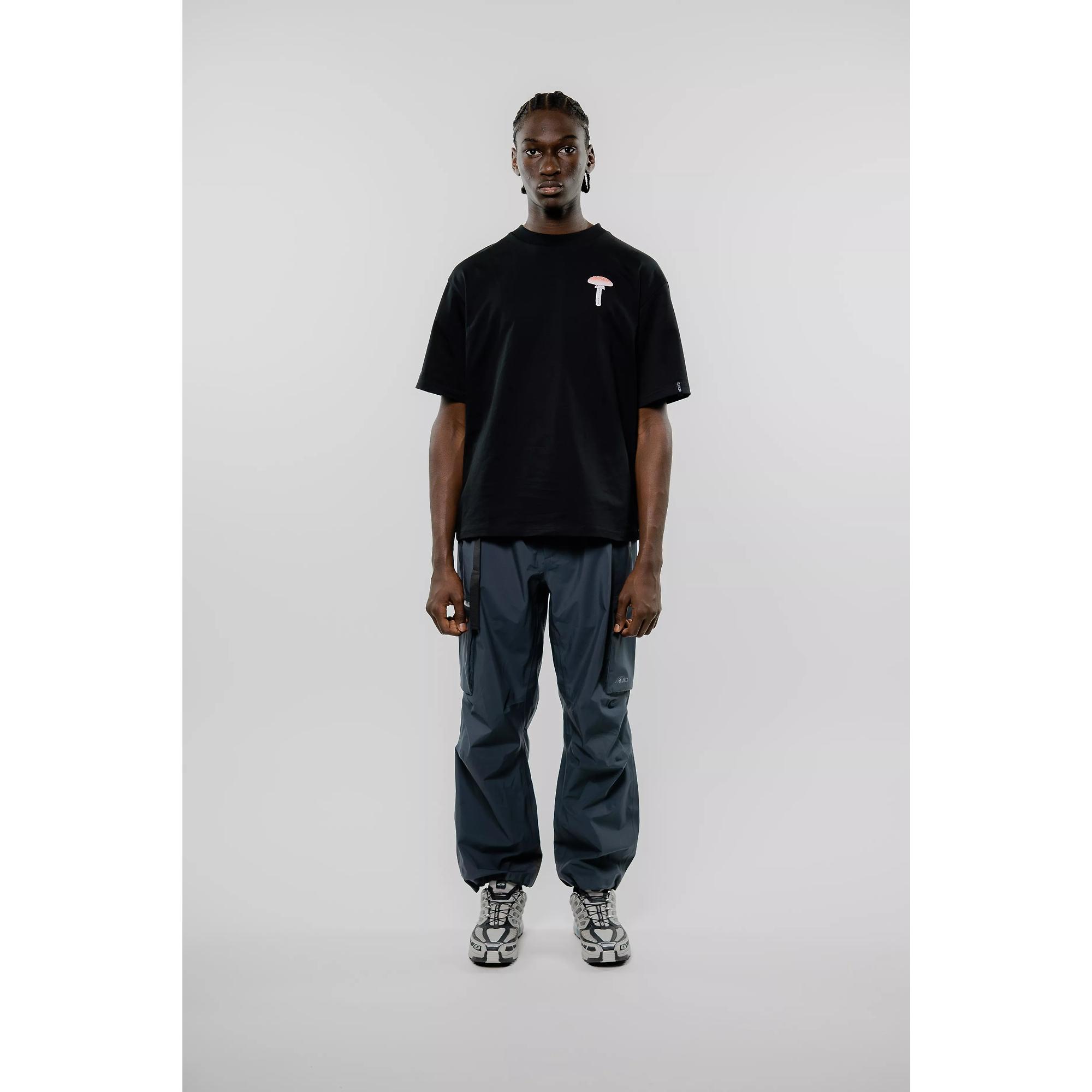 Product image 2 of 9 of Elliker Unisex Rill Spore Print Short Sleeve T-Shirt - Black