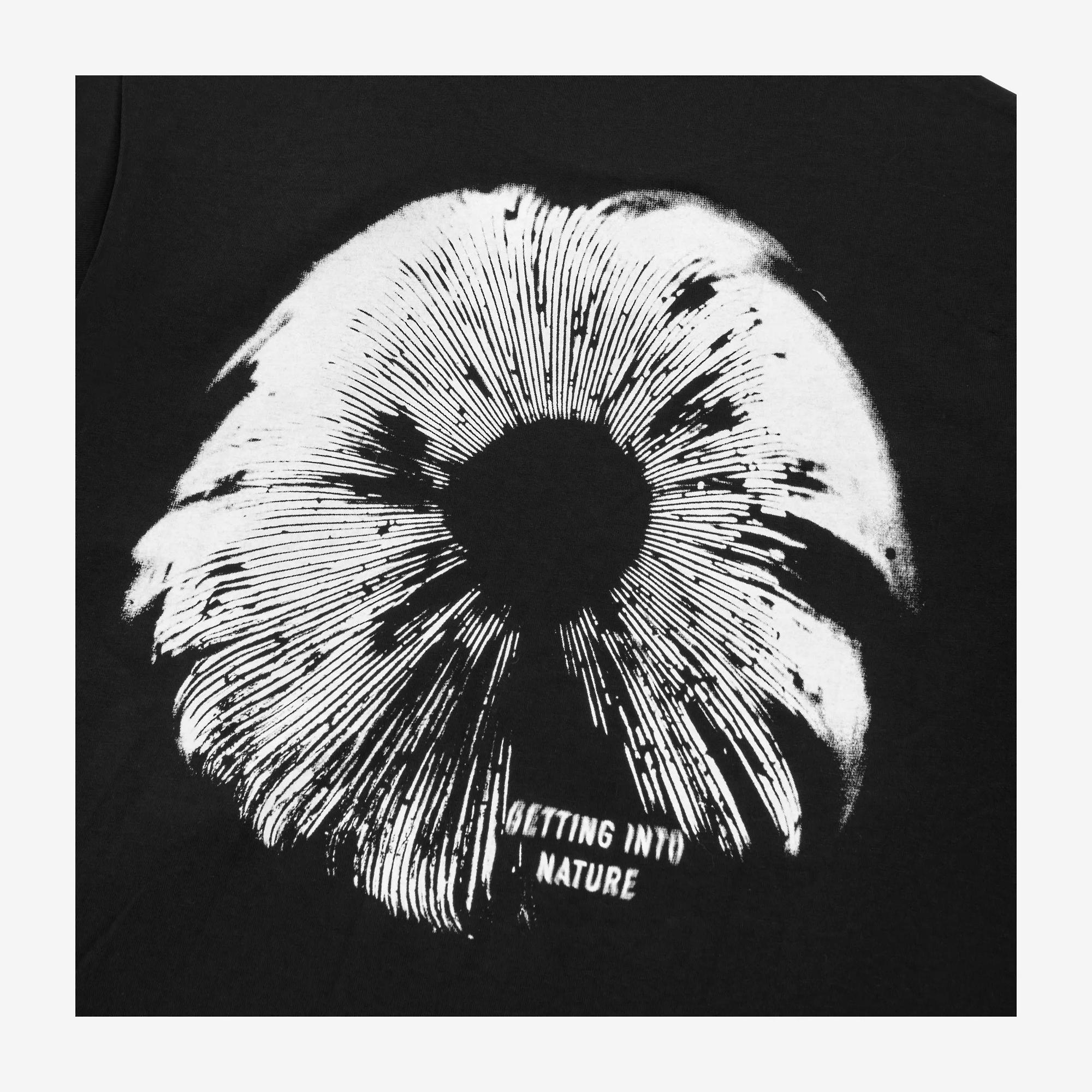 Product image 7 of 9 of Elliker Unisex Rill Spore Print Short Sleeve T-Shirt - Black