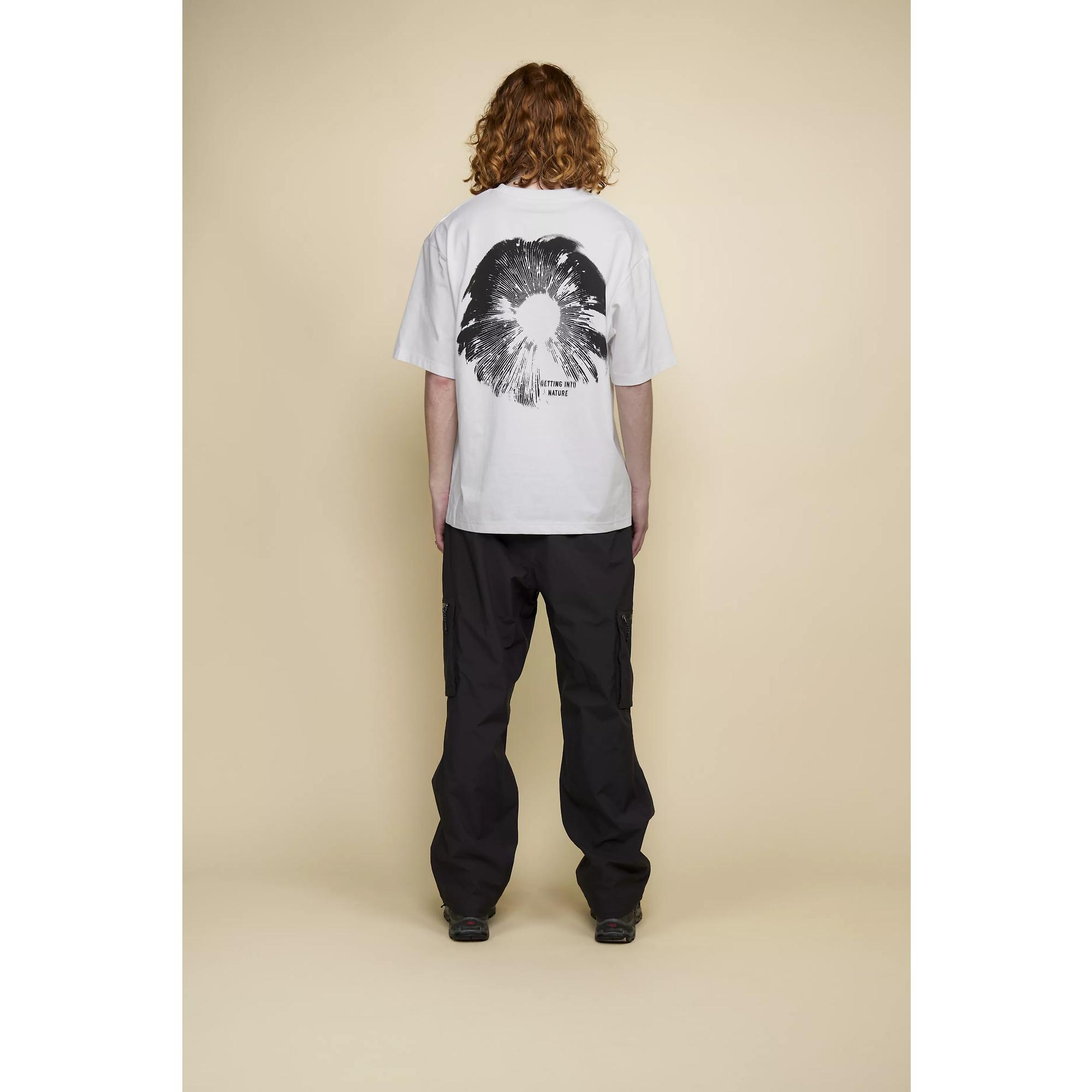 Product image 3 of 8 of Elliker Unisex Rill Spore Print Short Sleeve T-Shirt - White