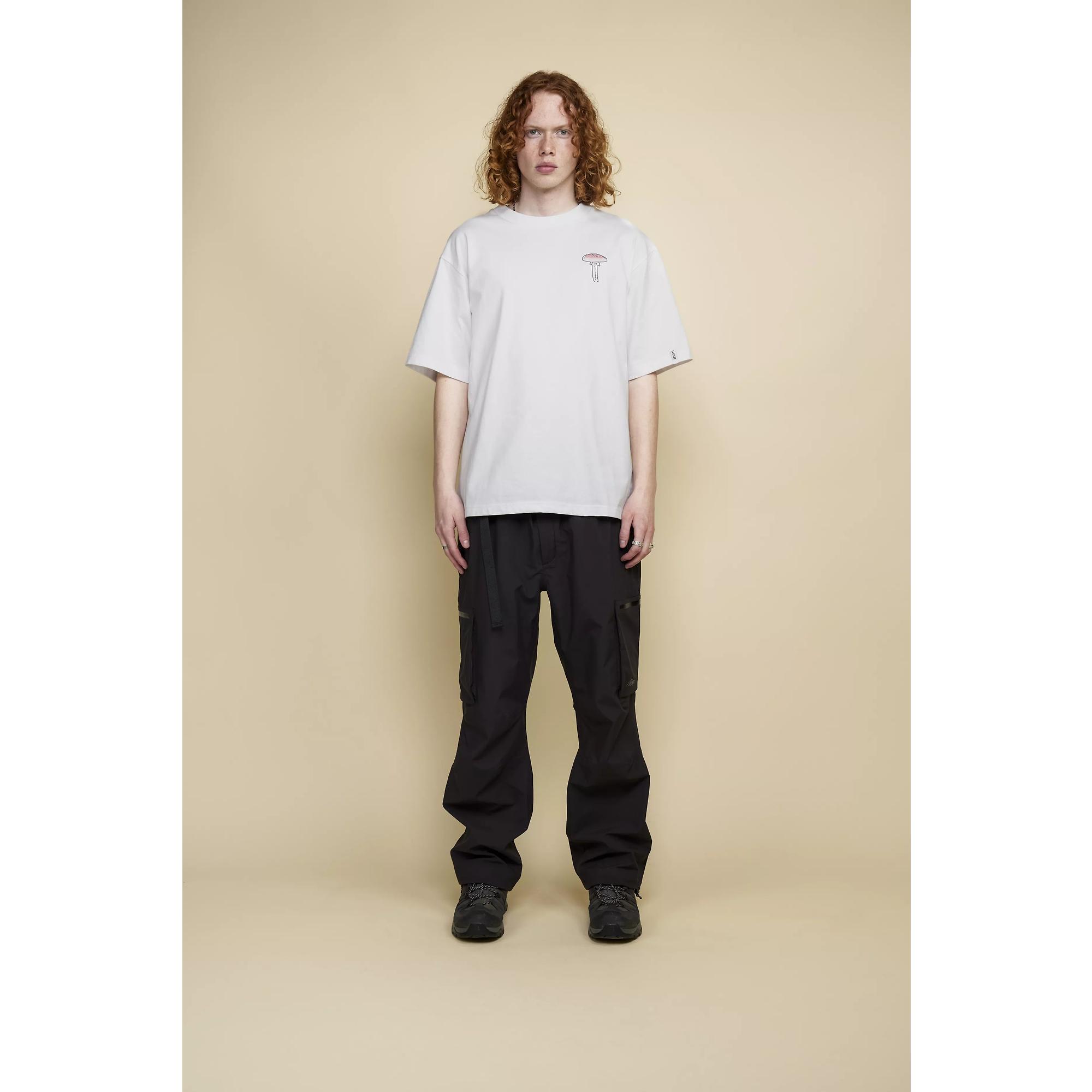 Product image 2 of 8 of Elliker Unisex Rill Spore Print Short Sleeve T-Shirt - White