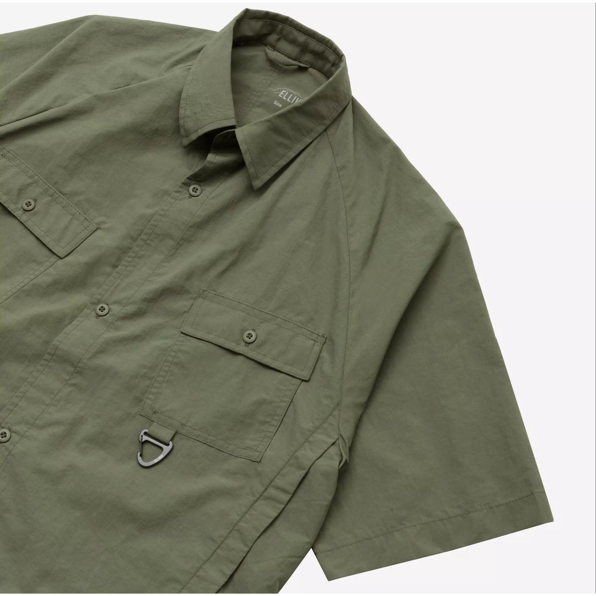Product image 5 of 12 of Elliker Unisex Alston Short Sleeve Tech Shirt - Khaki