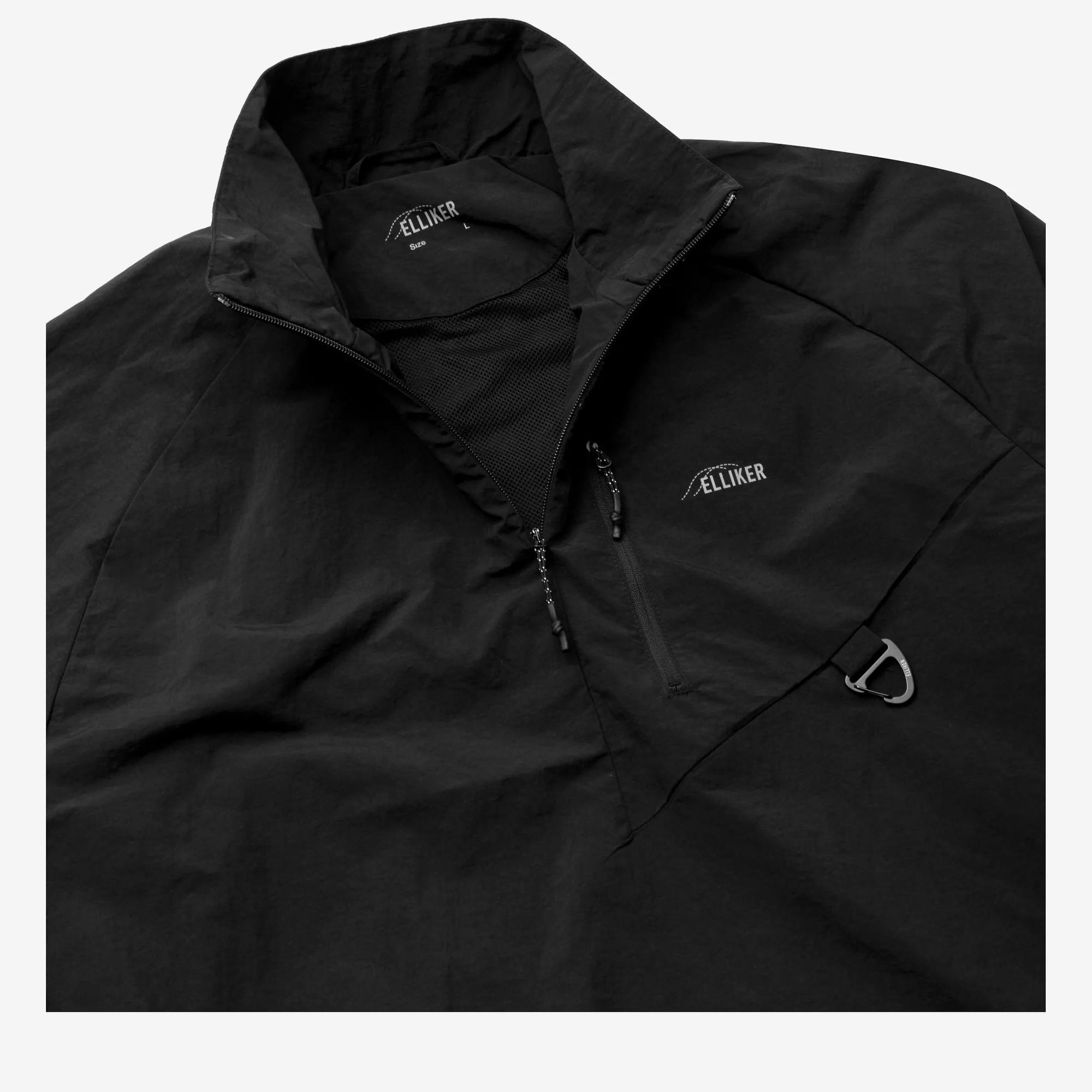Product image 3 of 11 of Elliker Unisex Coppa Pullover Tech Jacket - Black
