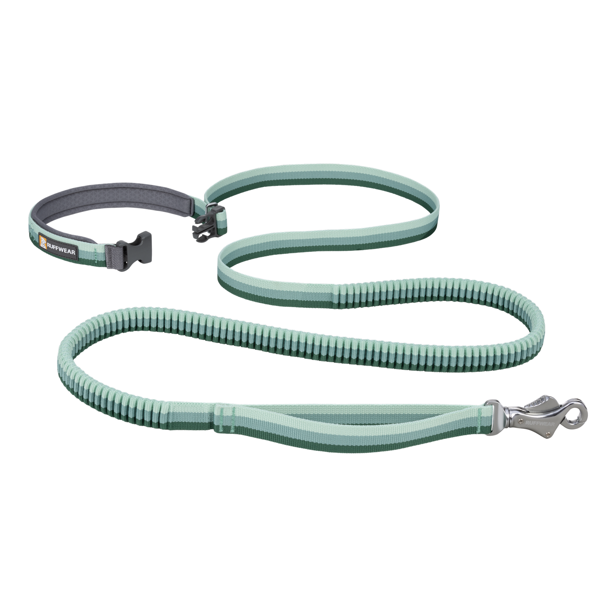 Product image 4 of 11 of RUFFWEAR Roamer Bungee Dog Lead - River Rock Green