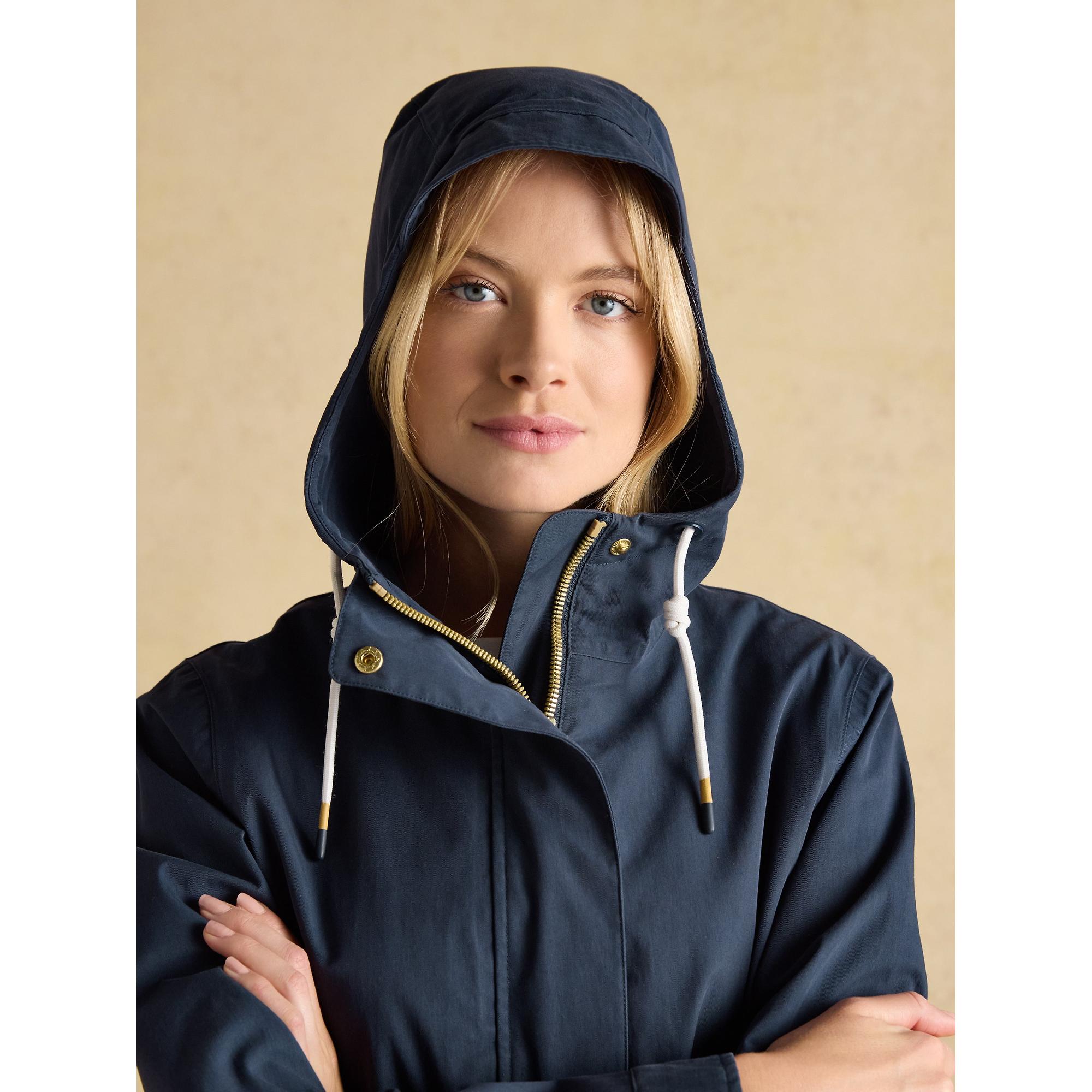 Product image 10 of 15 of Joules Women's Portwell Waterproof Raincoat - Navy Blue