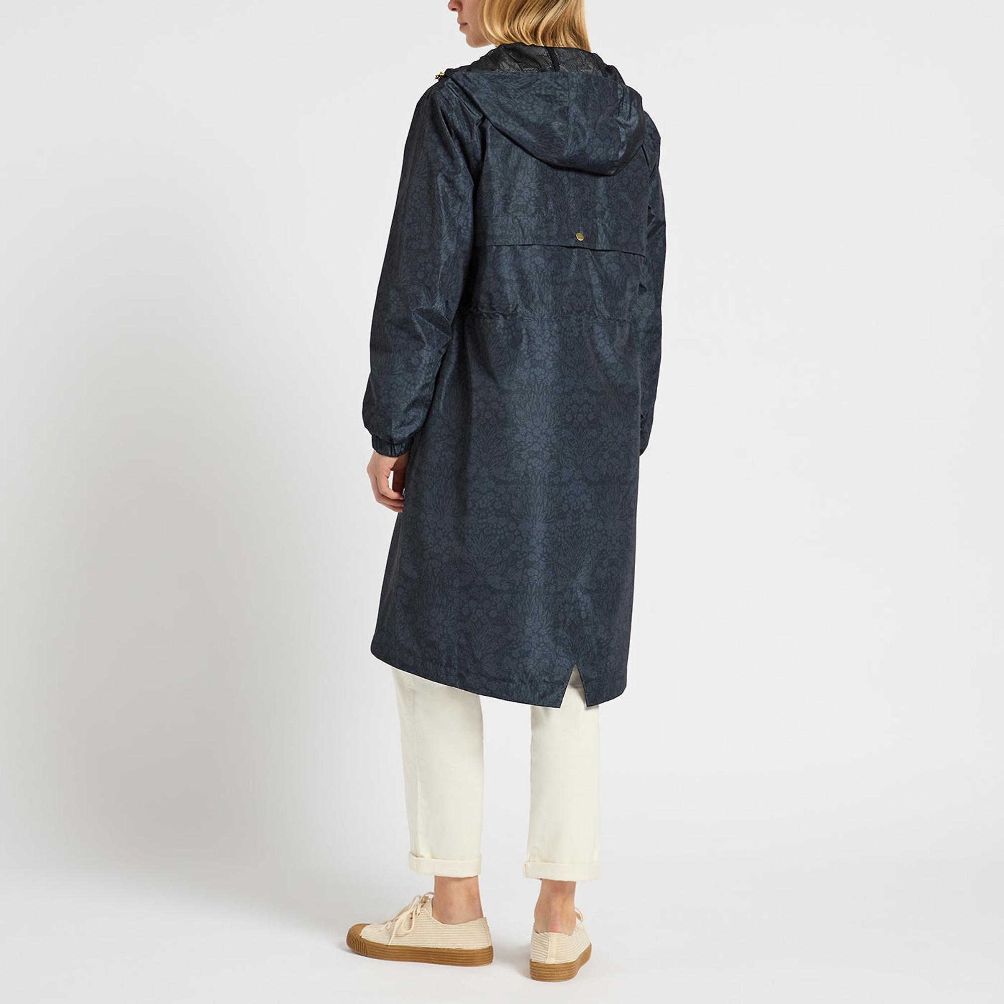Product image 5 of 6 of Joules Women's Holkham Waterproof Packable Raincoat - Navy Floral Tonal