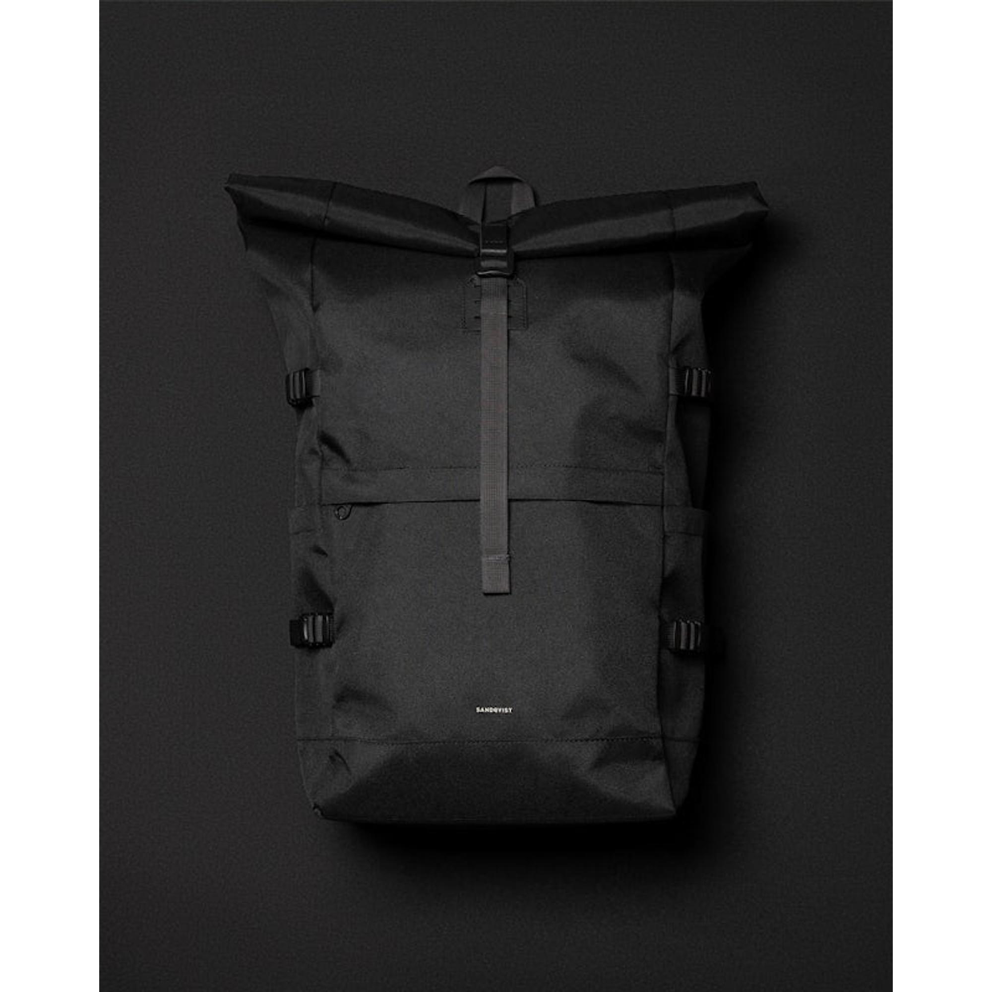Product image 13 of 12 of Sandqvist Icon Rolltop Backpack L - 26L - Black