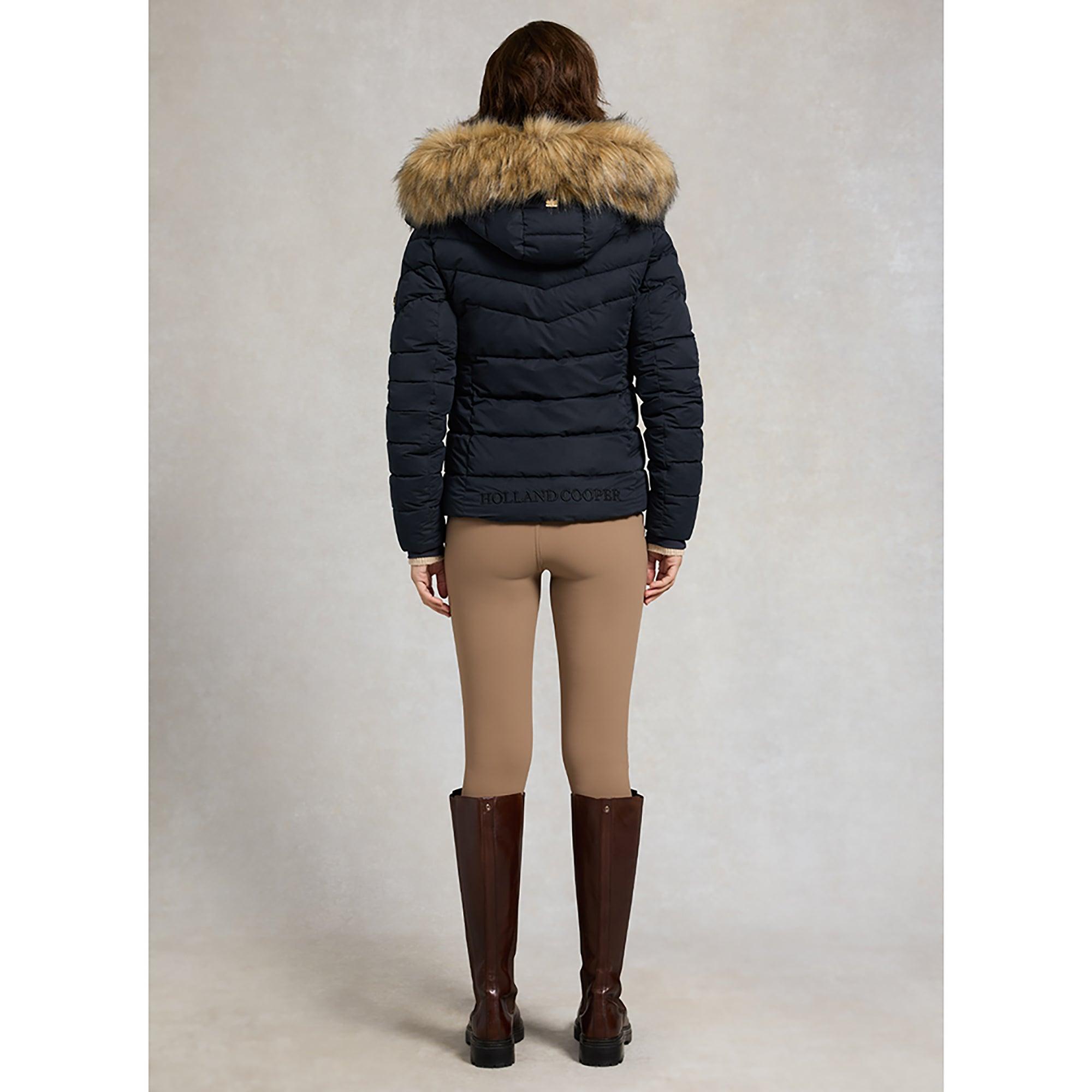 Product image 7 of 13 of Holland Cooper Women's Whistler Puffer Jacket - Ink Navy Natural