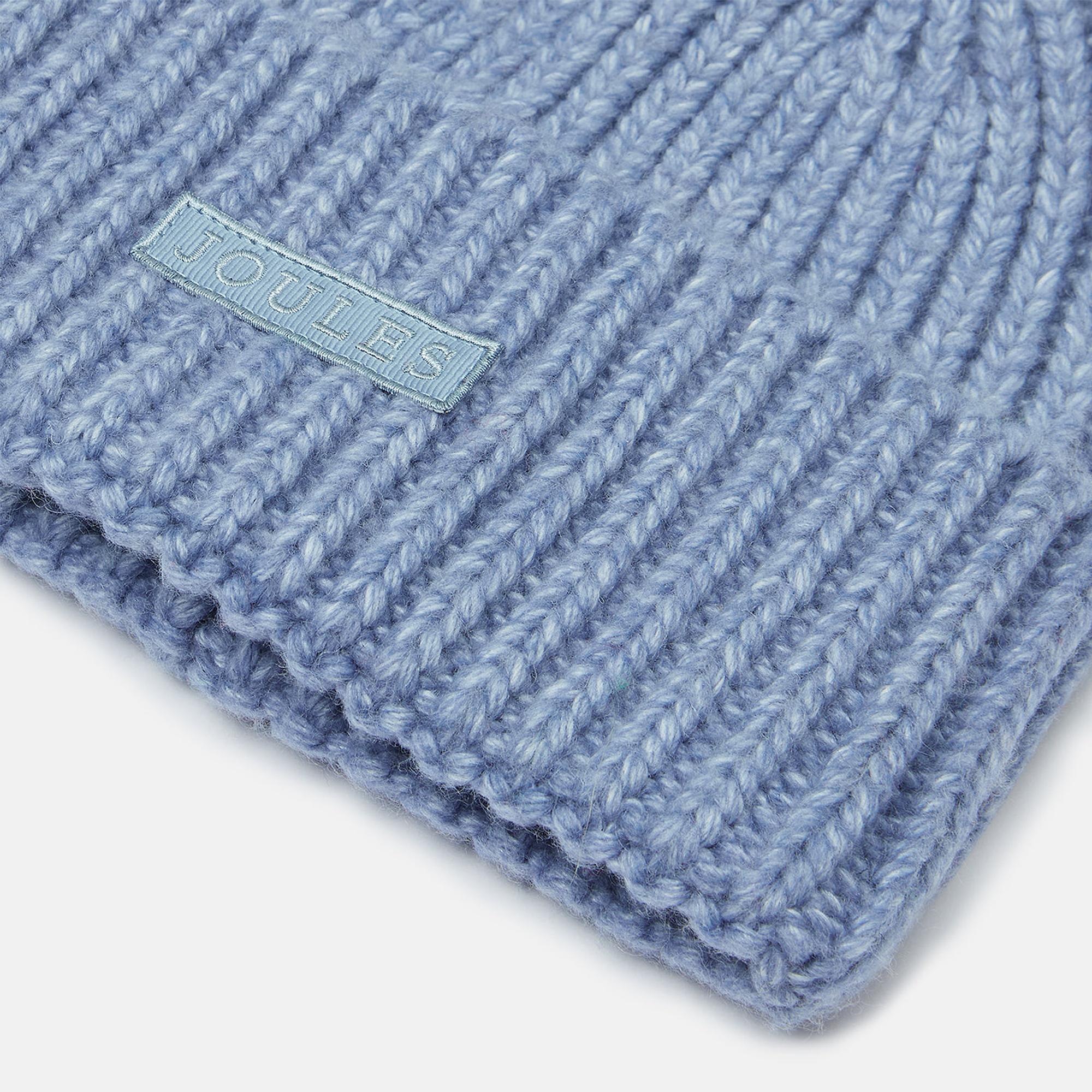 Product image 7 of 7 of Joules Women's Rosa Beanie Hat - Blue