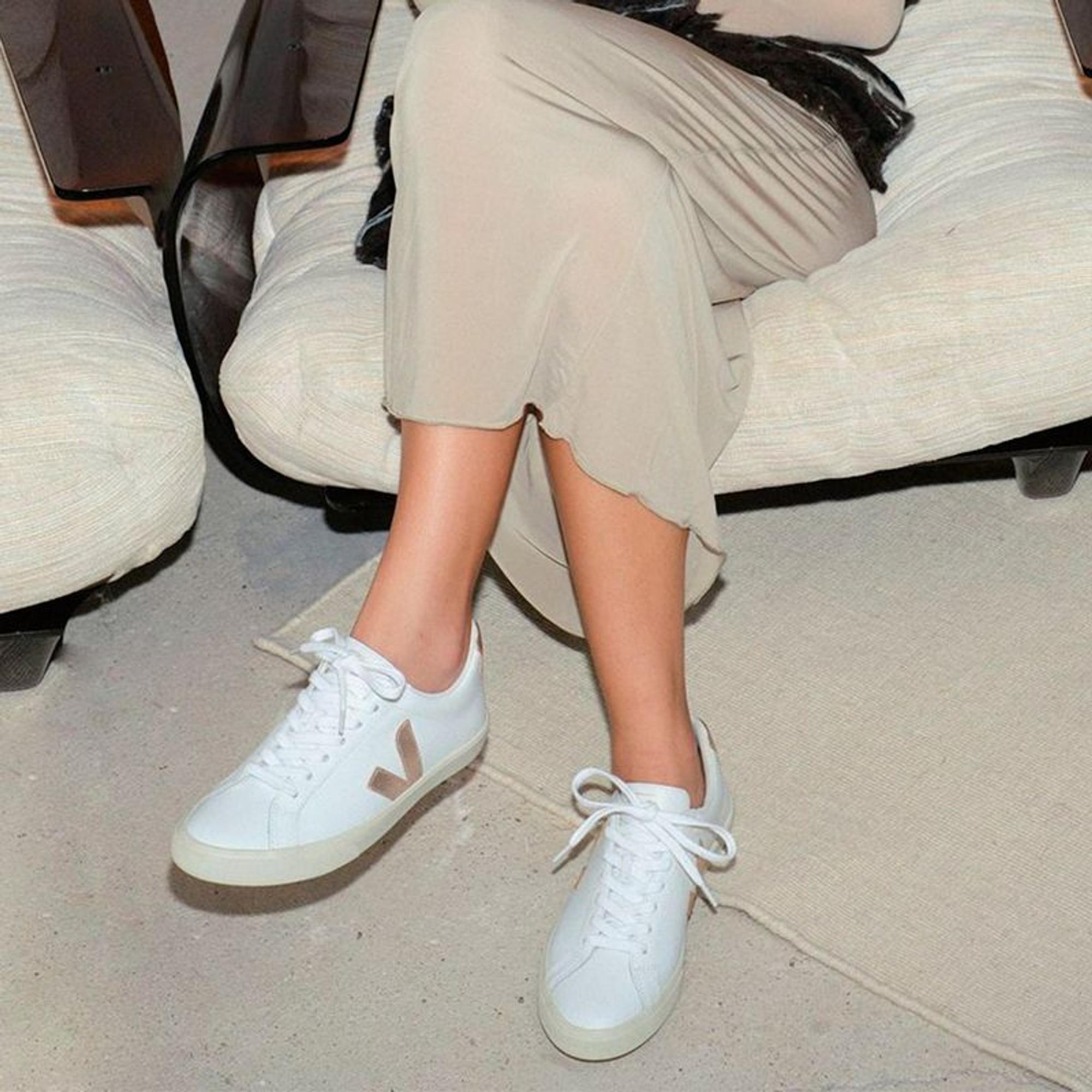 Product image 7 of 7 of VEJA Women's Campo Leather Sneaker - White Platine