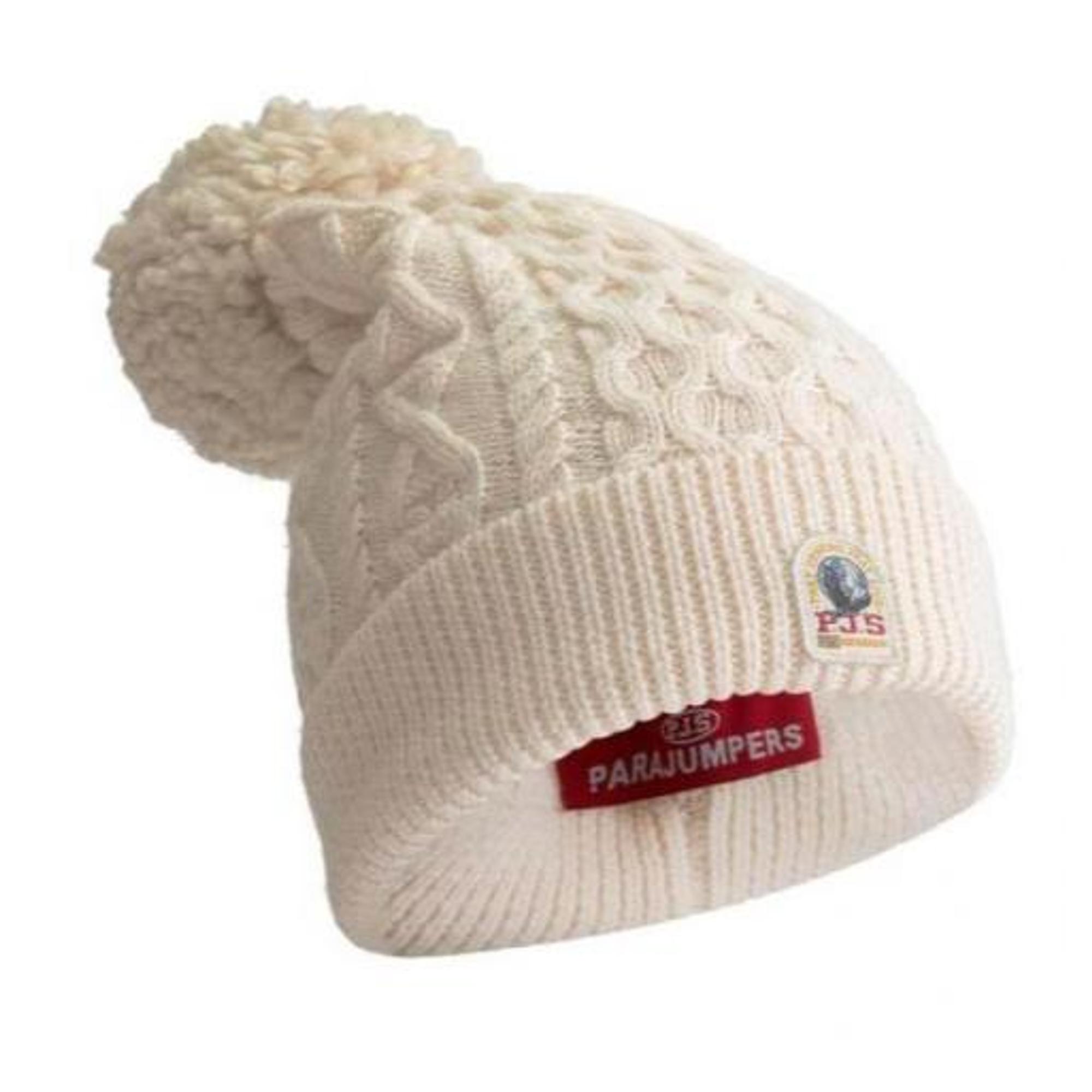 Product image 1 of 4 of Parajumpers Aran Pom Pom Hat - Moonbeam
