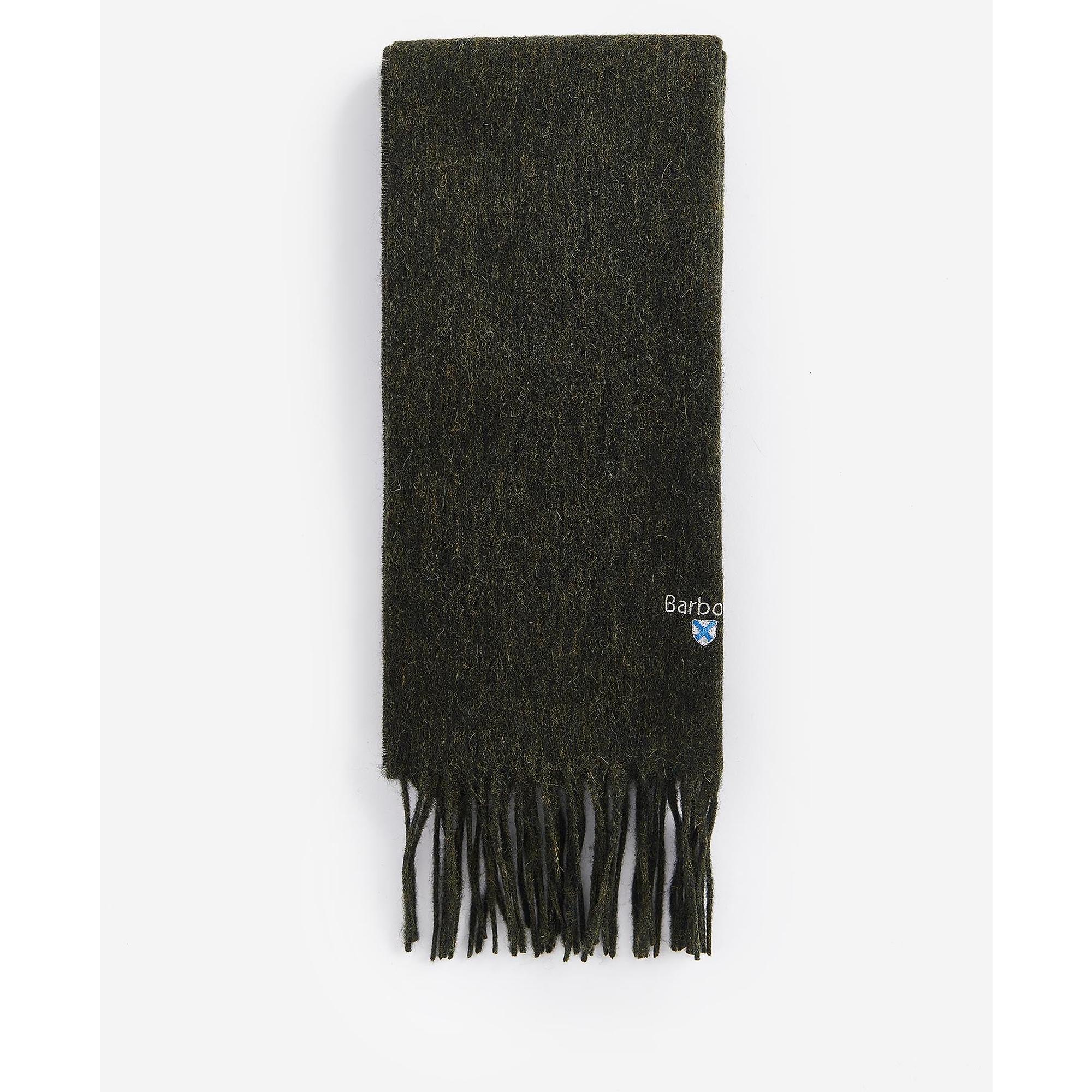 Product image 2 of 4 of Barbour Plain Lambswool Scarf - Seaweed