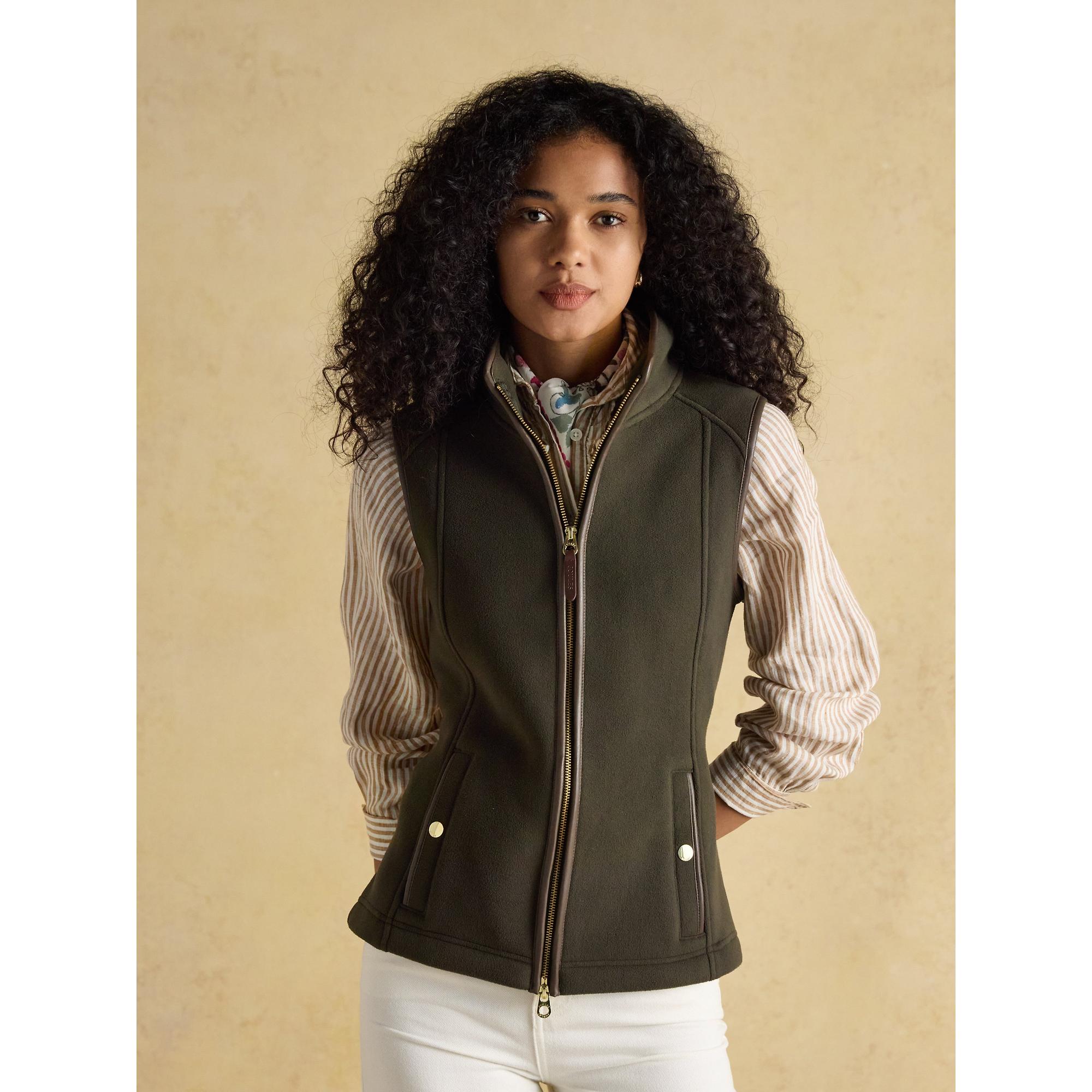 Product image 18 of 20 of Joules Women's Heritage Fleece Gilet - Khaki