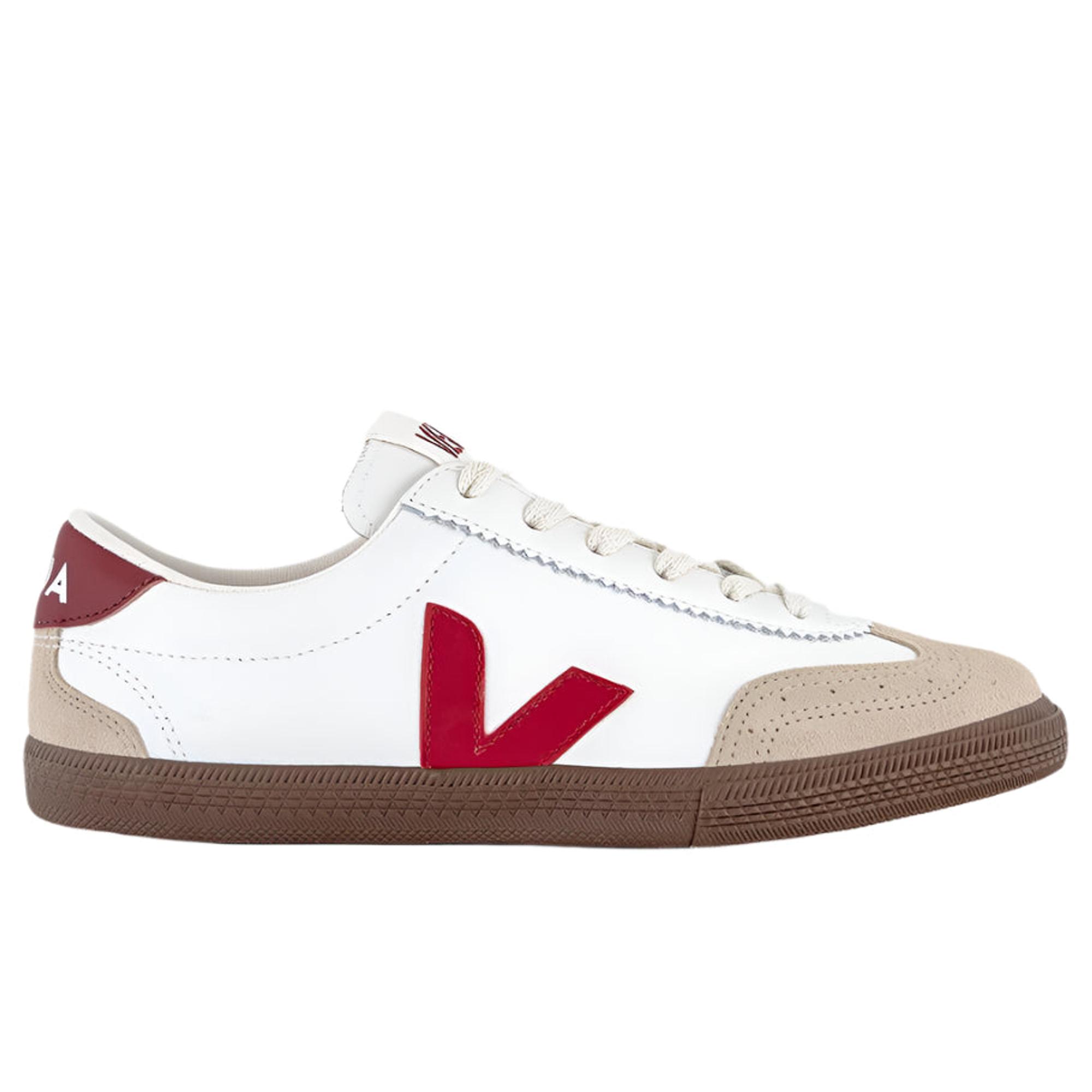 Product image 1 of 9 of VEJA Women's Volley Leather Sneaker - White Pekin Bark