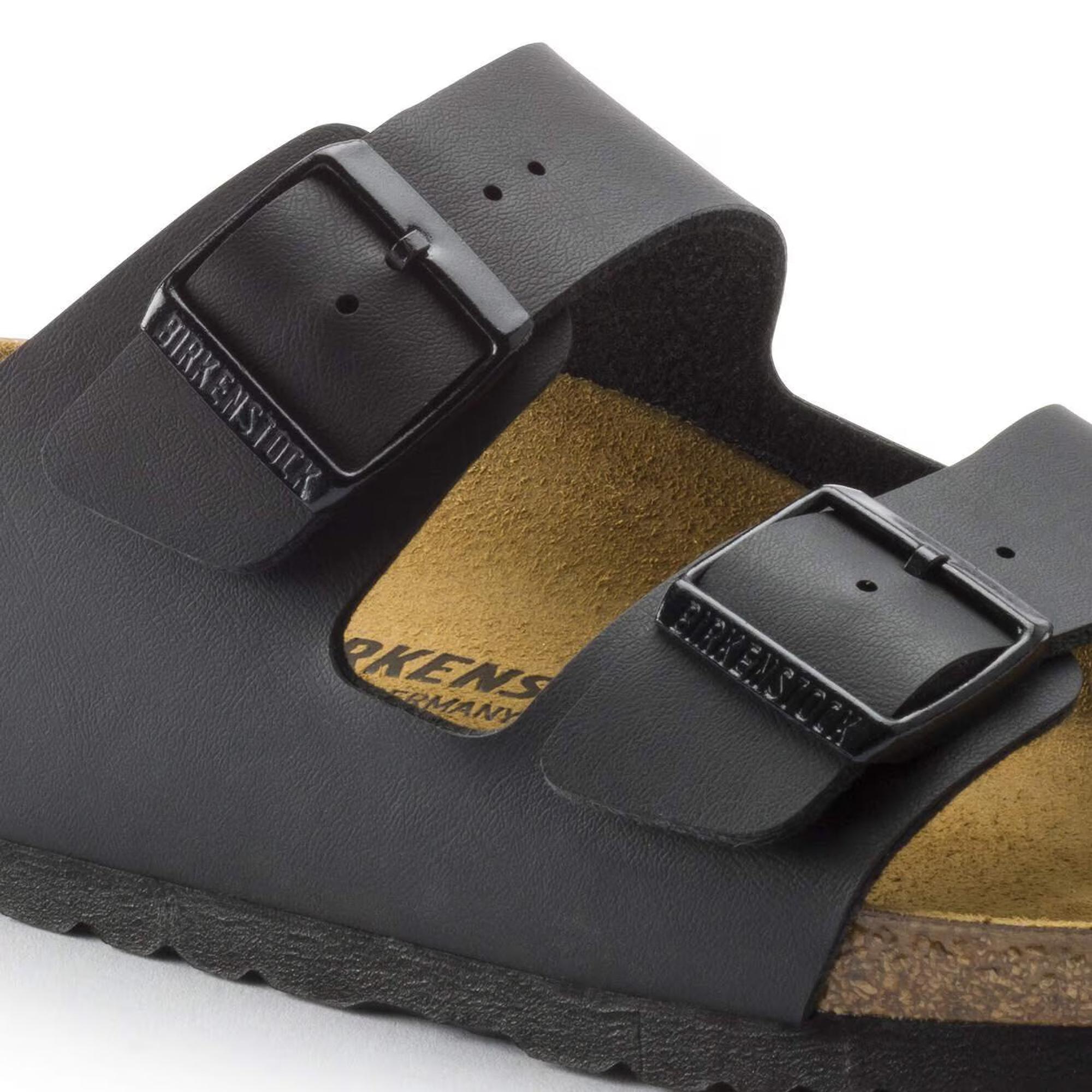 Product image 9 of 11 of Birkenstock Unisex Arizona Birko-Flor Sandals - Black