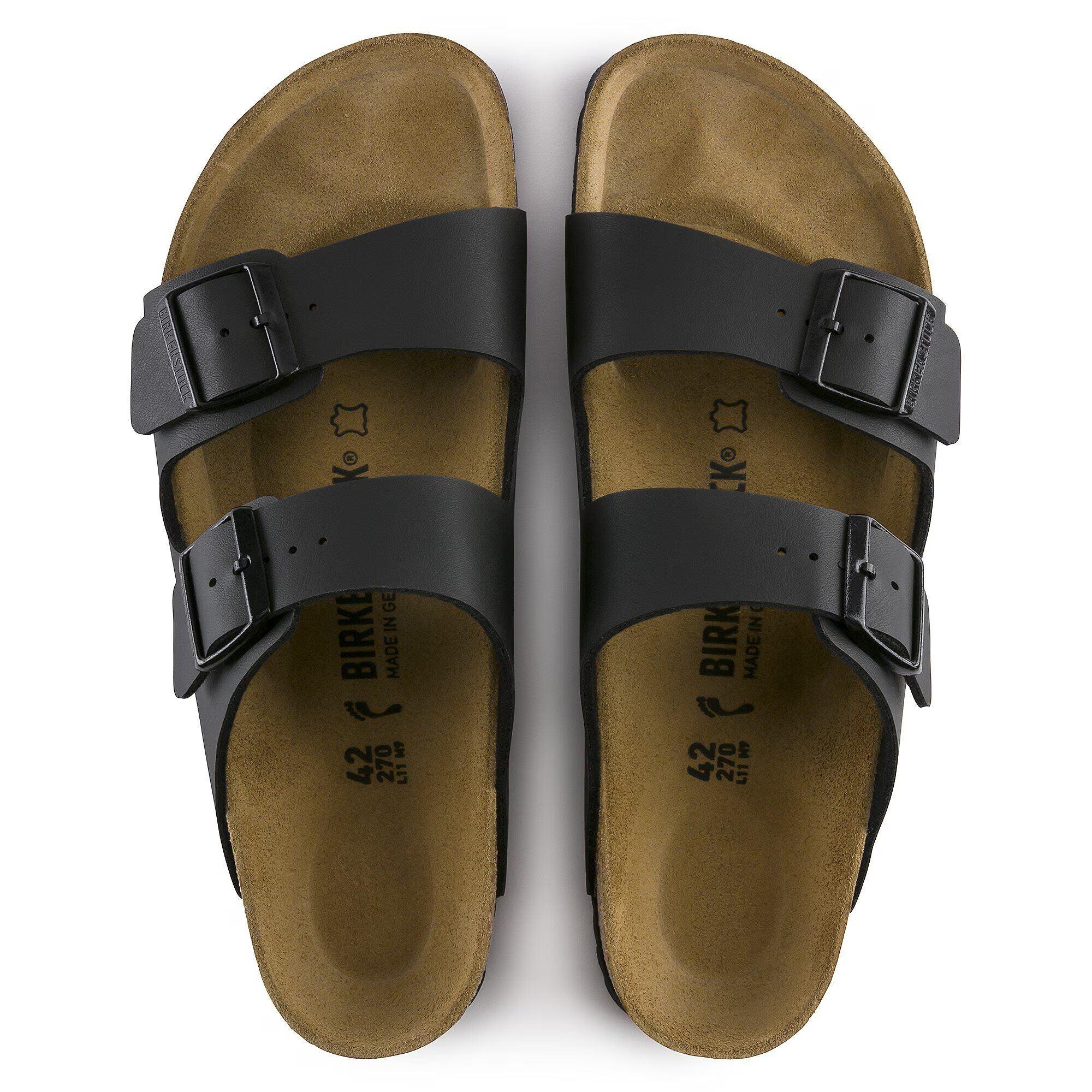 Product image 2 of 11 of Birkenstock Unisex Arizona Birko-Flor Sandals - Black