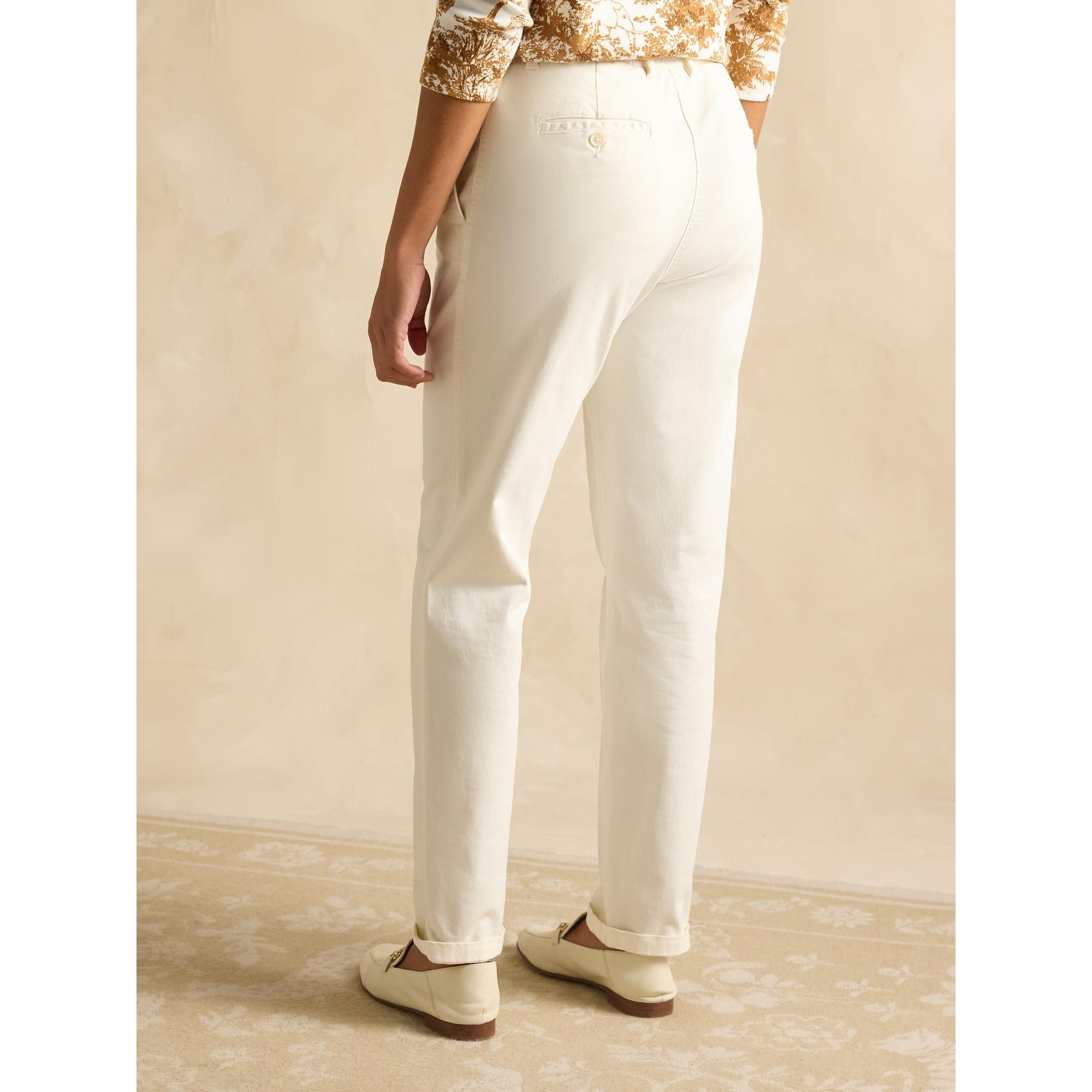 Product image 3 of 6 of Joules Women's Slim Fit Chino Trousers - Cream