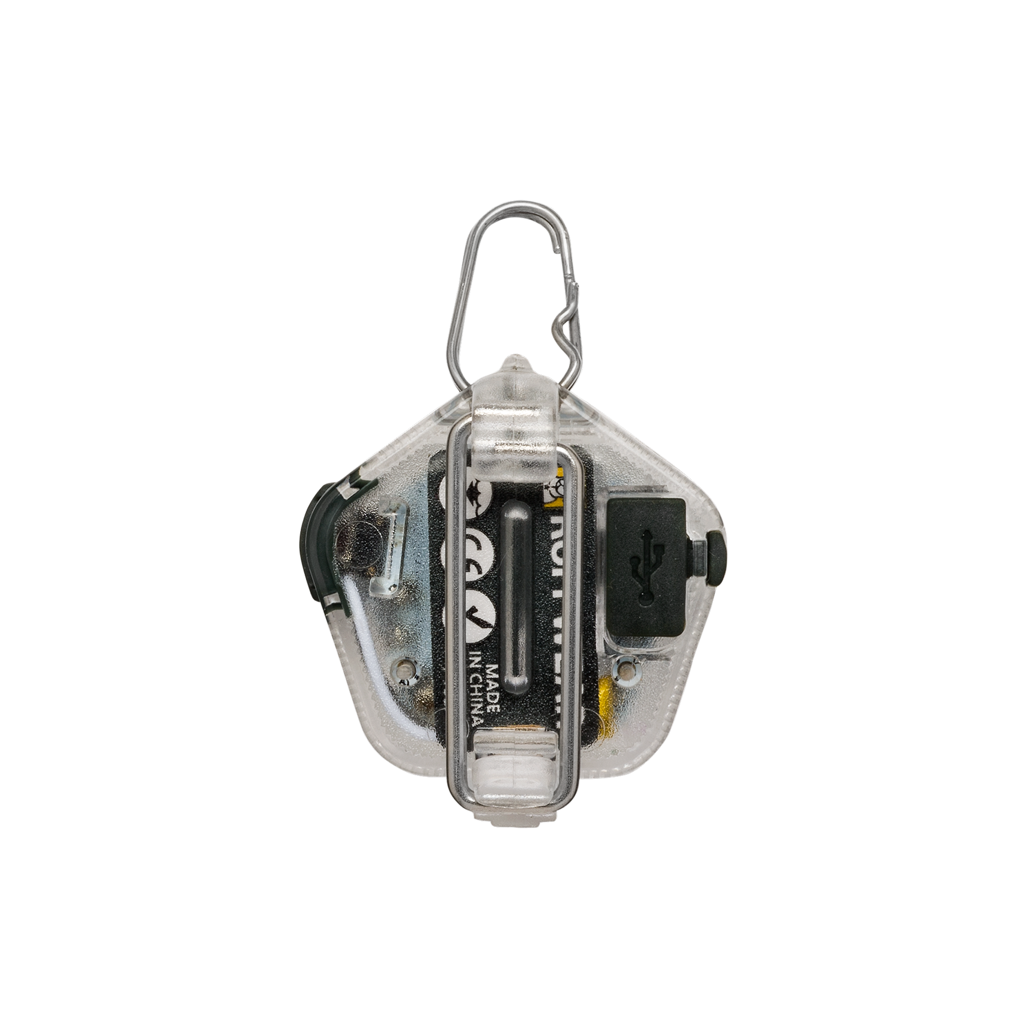 Product image 2 of 7 of RUFFWEAR The Beacon Dog Safety Light - Clear Lake