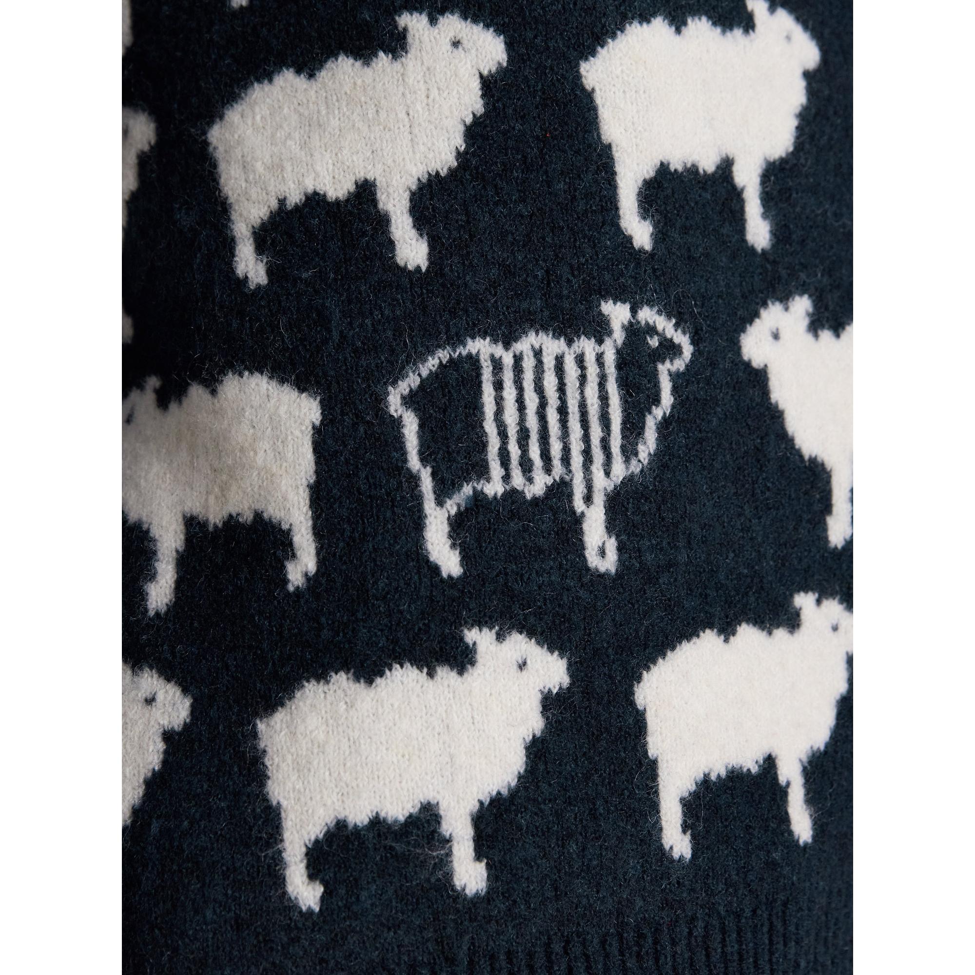 Product image 5 of 6 of Joules Women's Très Sheep Intarsia Knitted Jumper - Navy