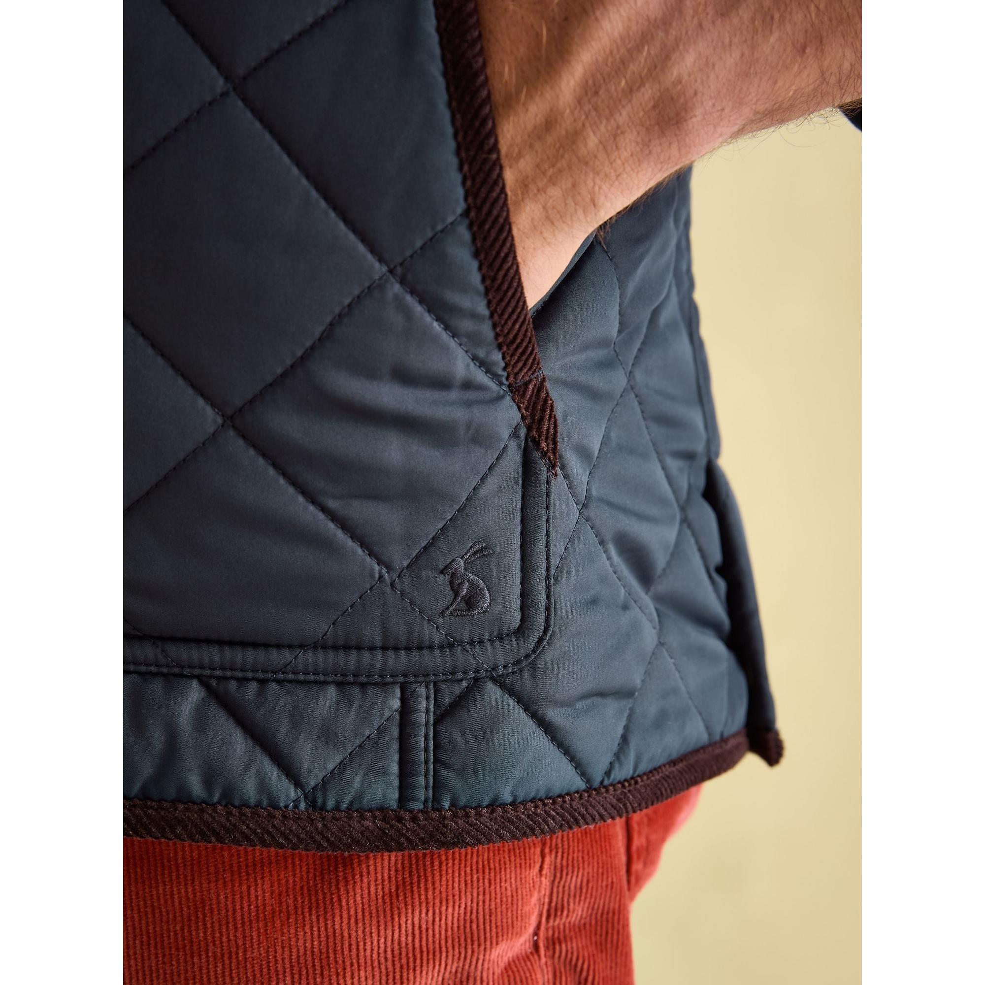 Product image 8 of 11 of Joules Men's Maynard Diamond Quilted Gilet Gilet - Navy