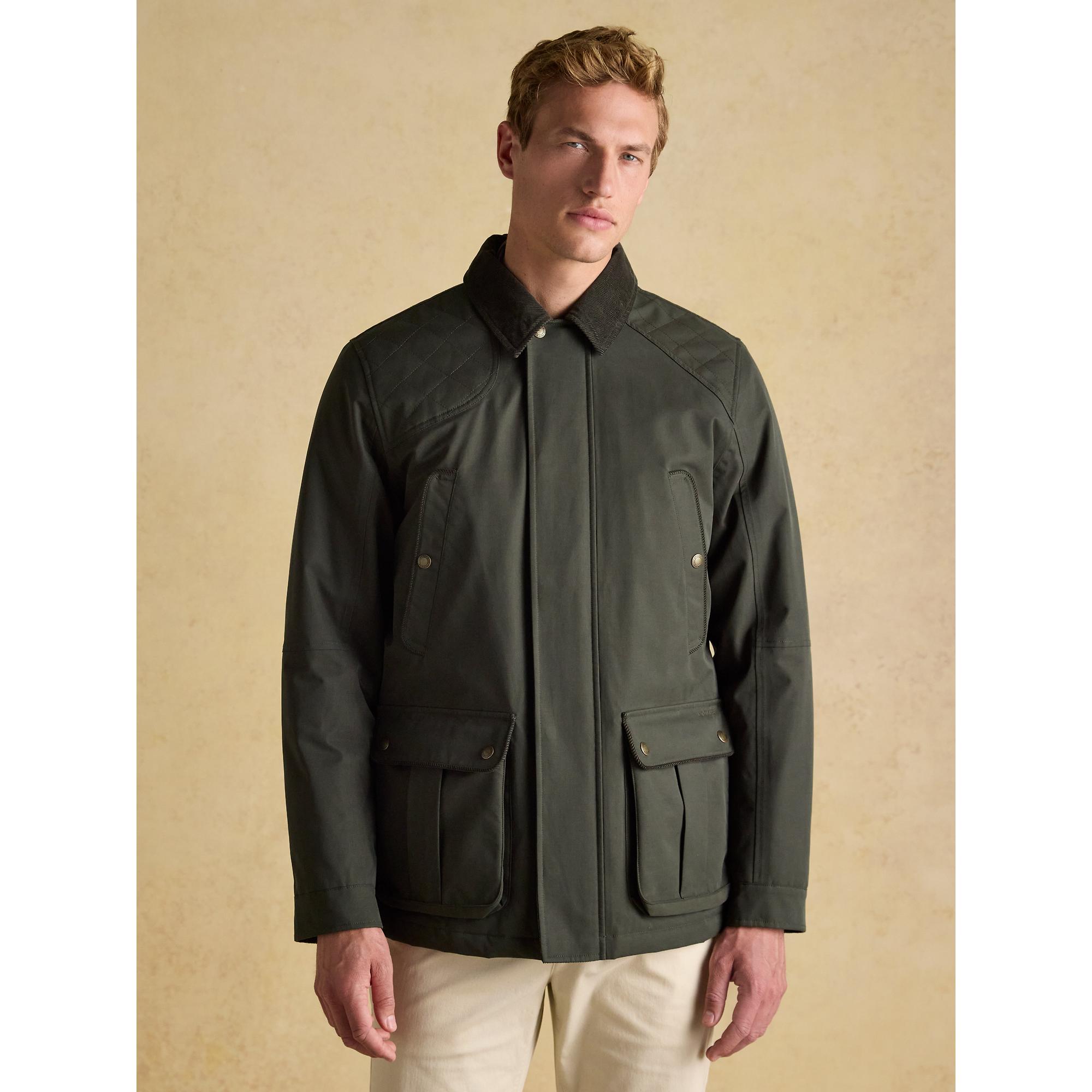 Product image 2 of 13 of Joules Men's Farleigh Waterproof Midweight Country Coat - Green