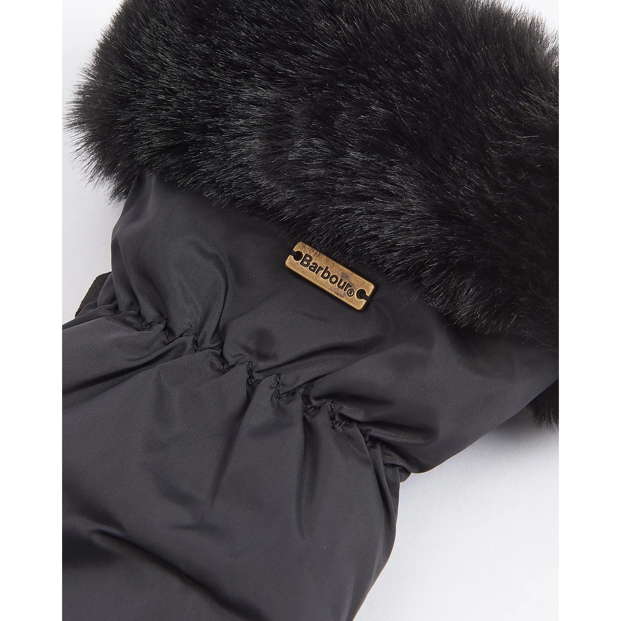 Product image 4 of 5 of Barbour Women's Primrose Waterproof Mittens - Classic Black