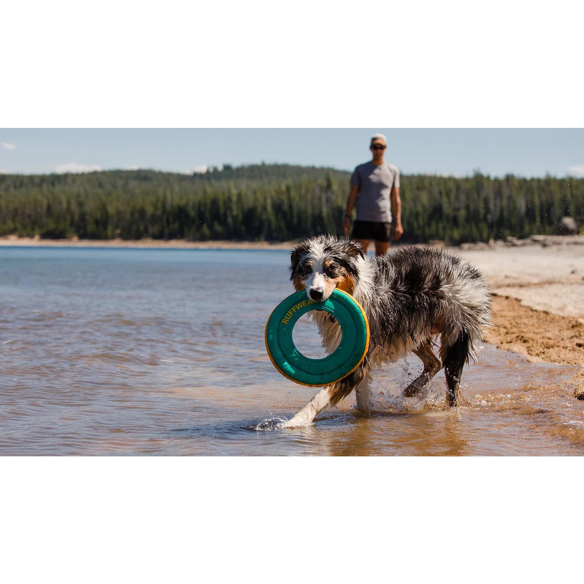 Product image 7 of 10 of RUFFWEAR Hydro Plane Floating Throw Toy - Campfire Orange