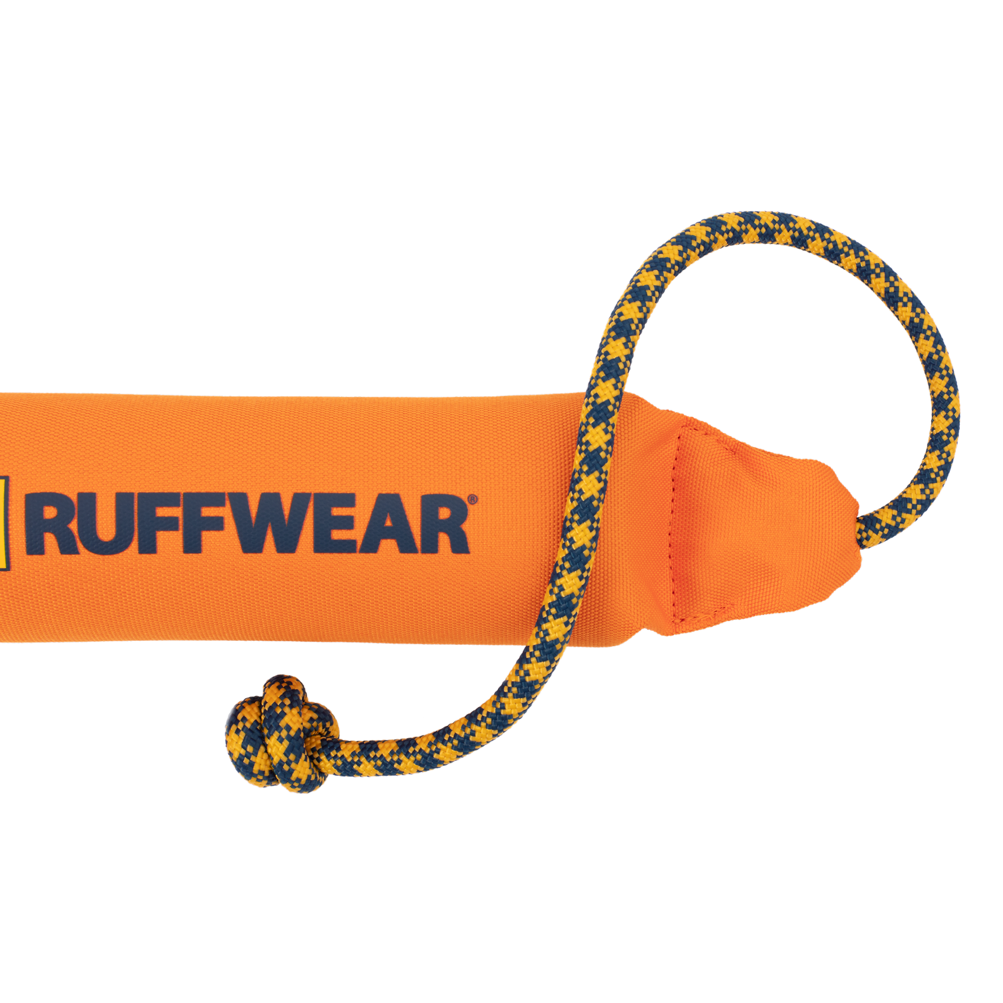 Product image 3 of 9 of RUFFWEAR Lunker Floating Throw Toy - Campfire Orange