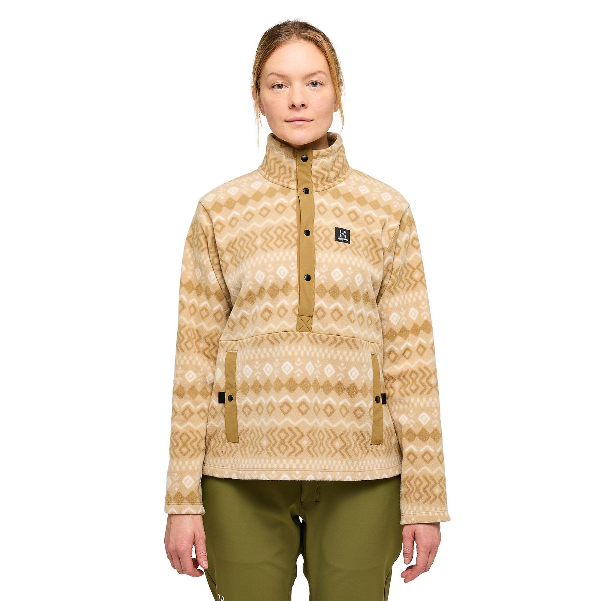 Product image 4 of 7 of Haglöfs Women's Mora Midlayer - Sand/Cinnamon Brown