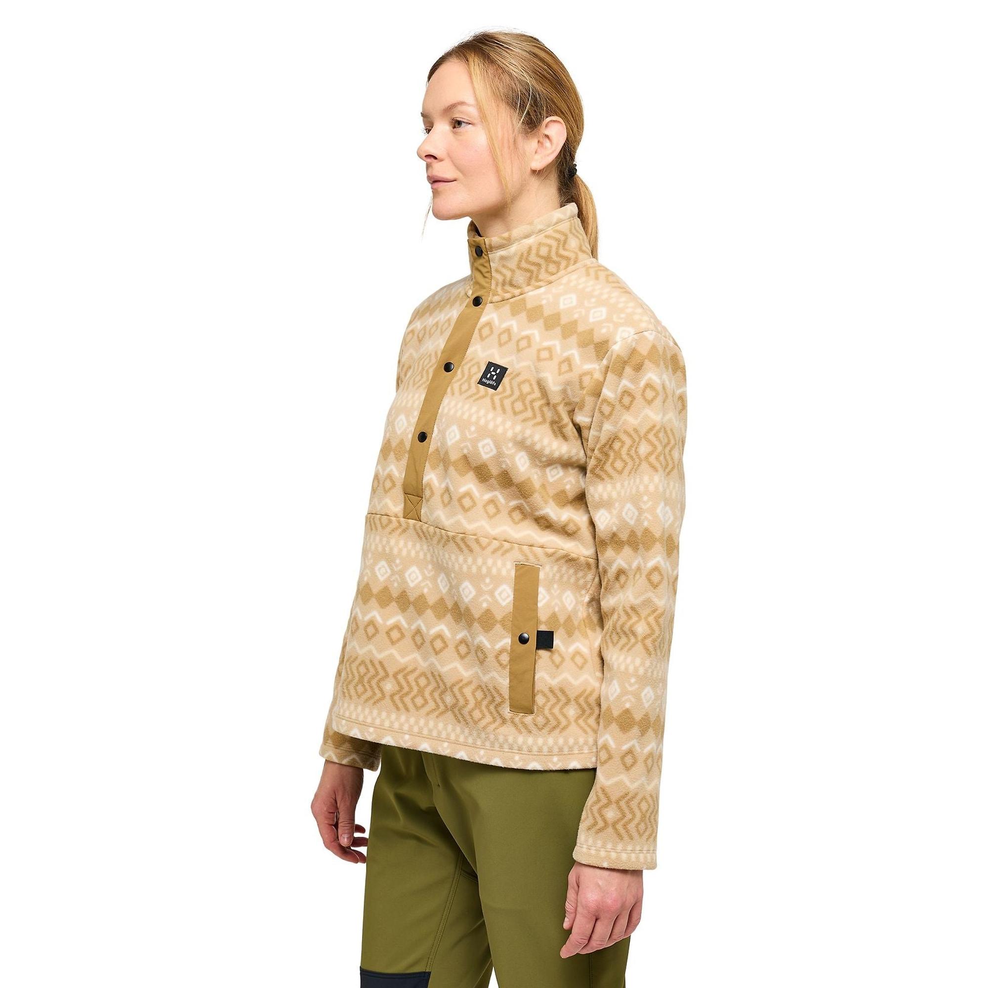 Product image 6 of 7 of Haglöfs Women's Mora Midlayer - Sand/Cinnamon Brown